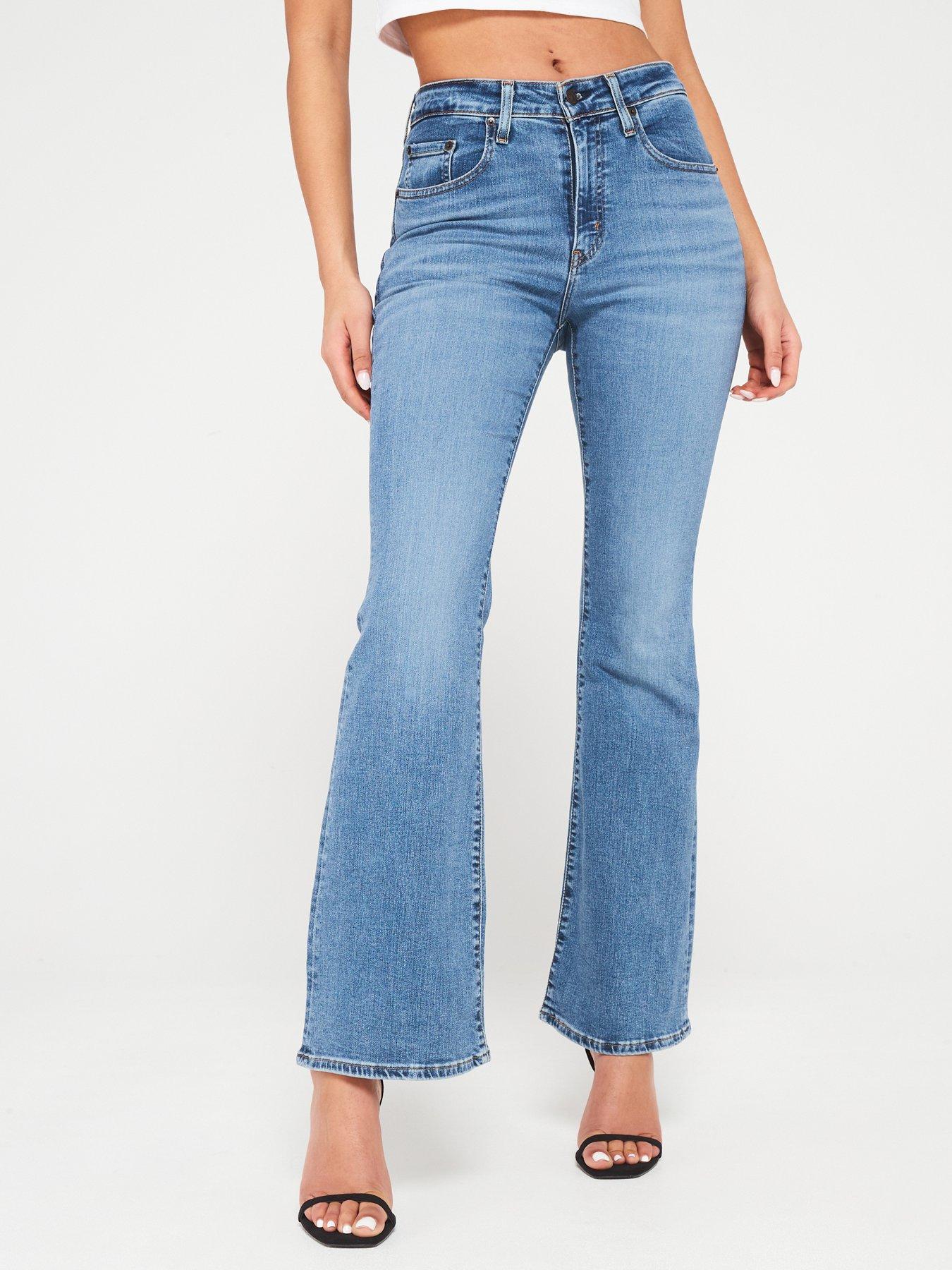 Levi's 726 High-rise Flare Jeans - Blue Wave Mid | Littlewoods