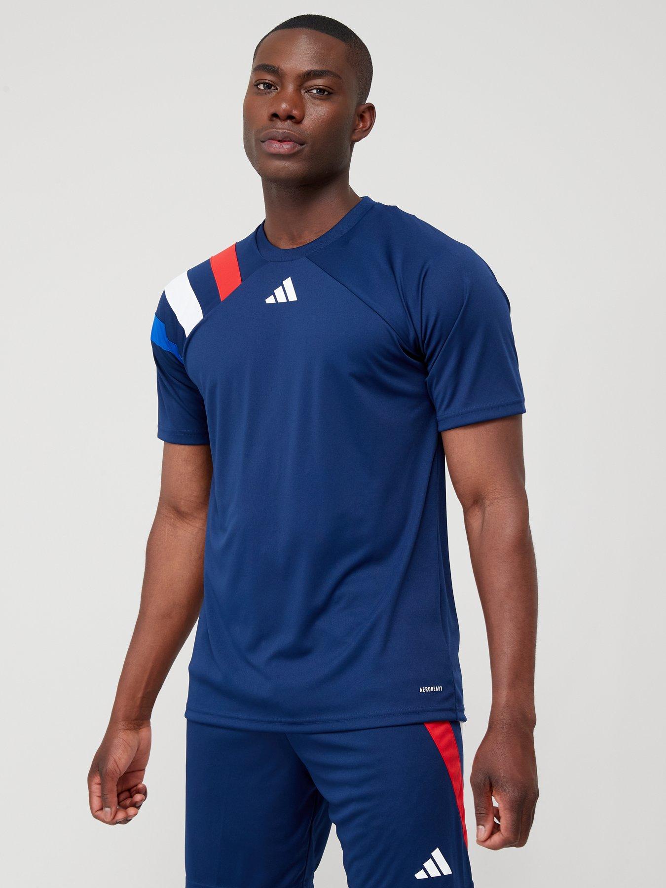 adidas Fortore 23 Short Sleeve T-Shirt Navy Littlewoods
