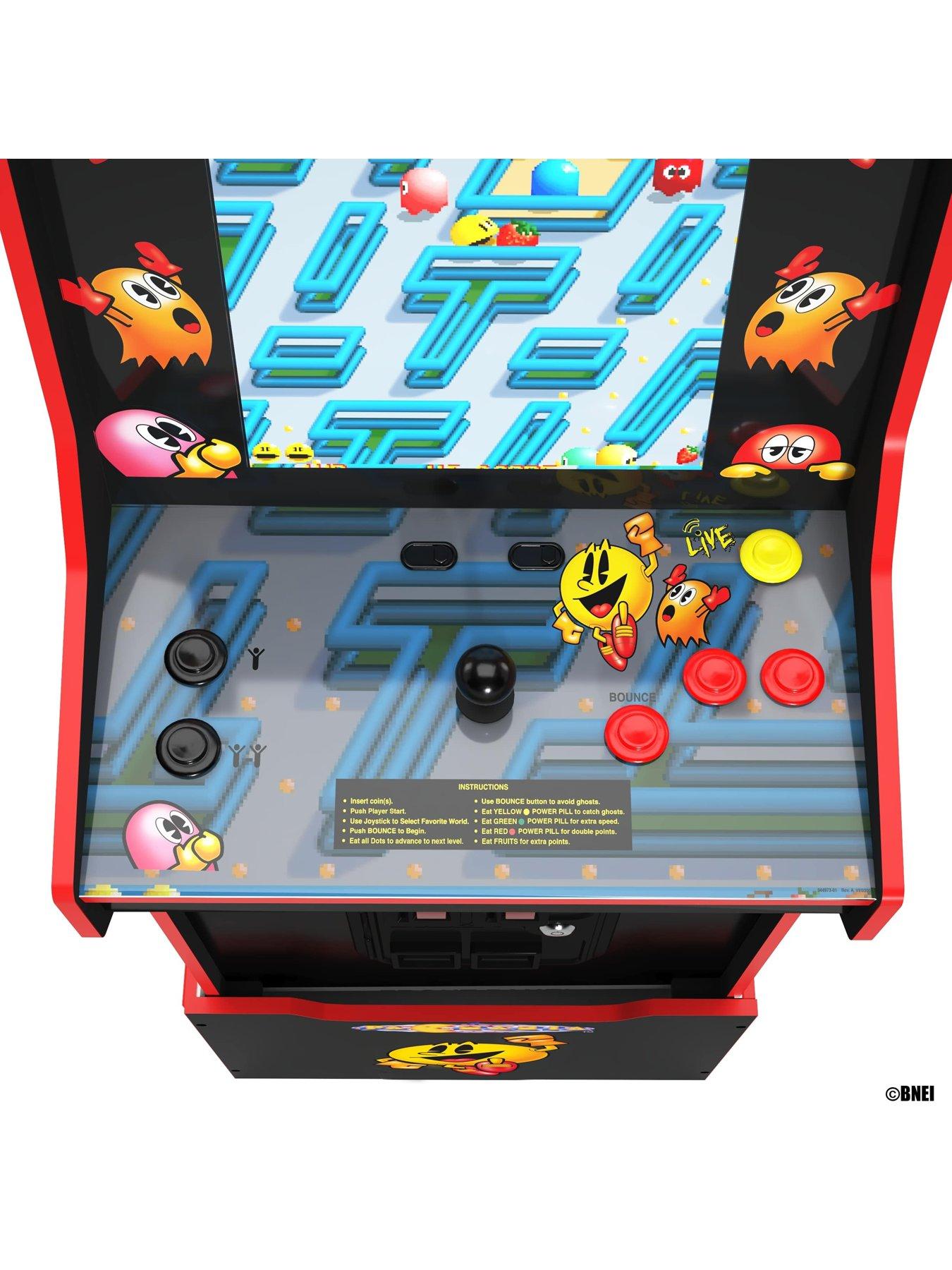  image of arcade-1up-pac-mania-14-in-1-wifi-legacy-arcade-machine