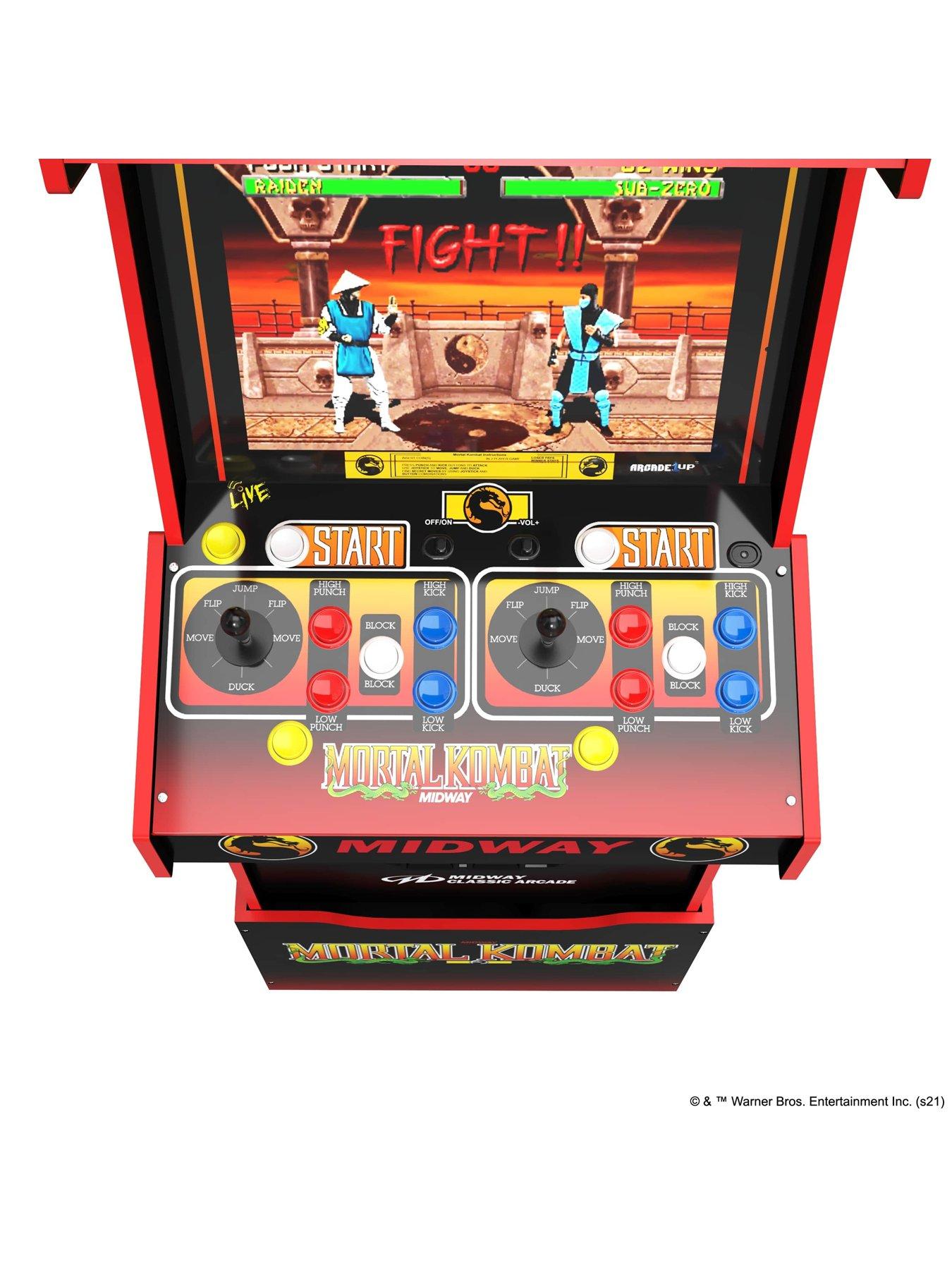  image of arcade-1up-mortal-kombat-30th-anniversary-14-in-1-wifi-legacy-arcade-machine