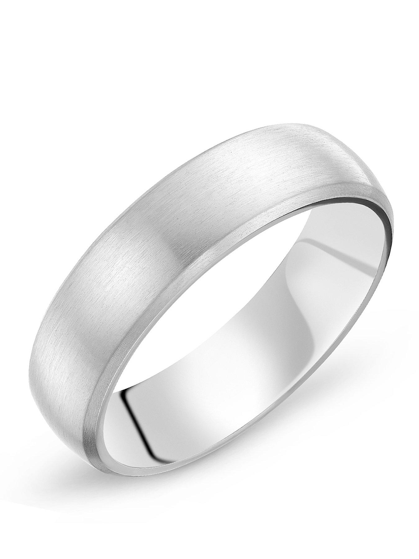 Beaverbrooks Titanium Brushed Men's Ring
