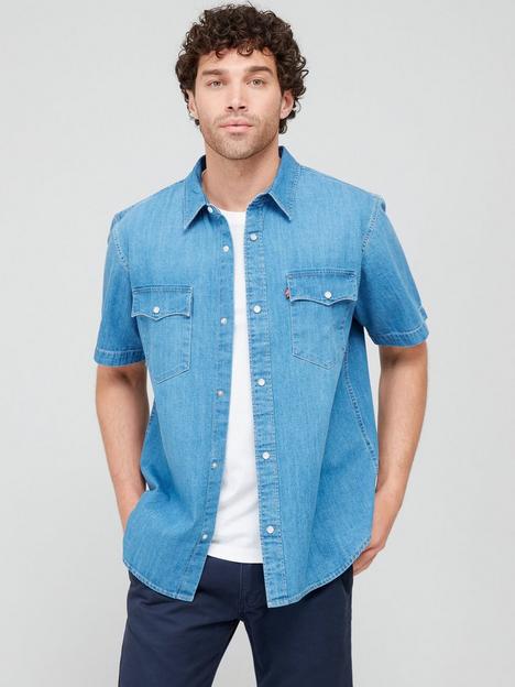 levis-short-sleeve-relaxed-fit-western-shirt-blue