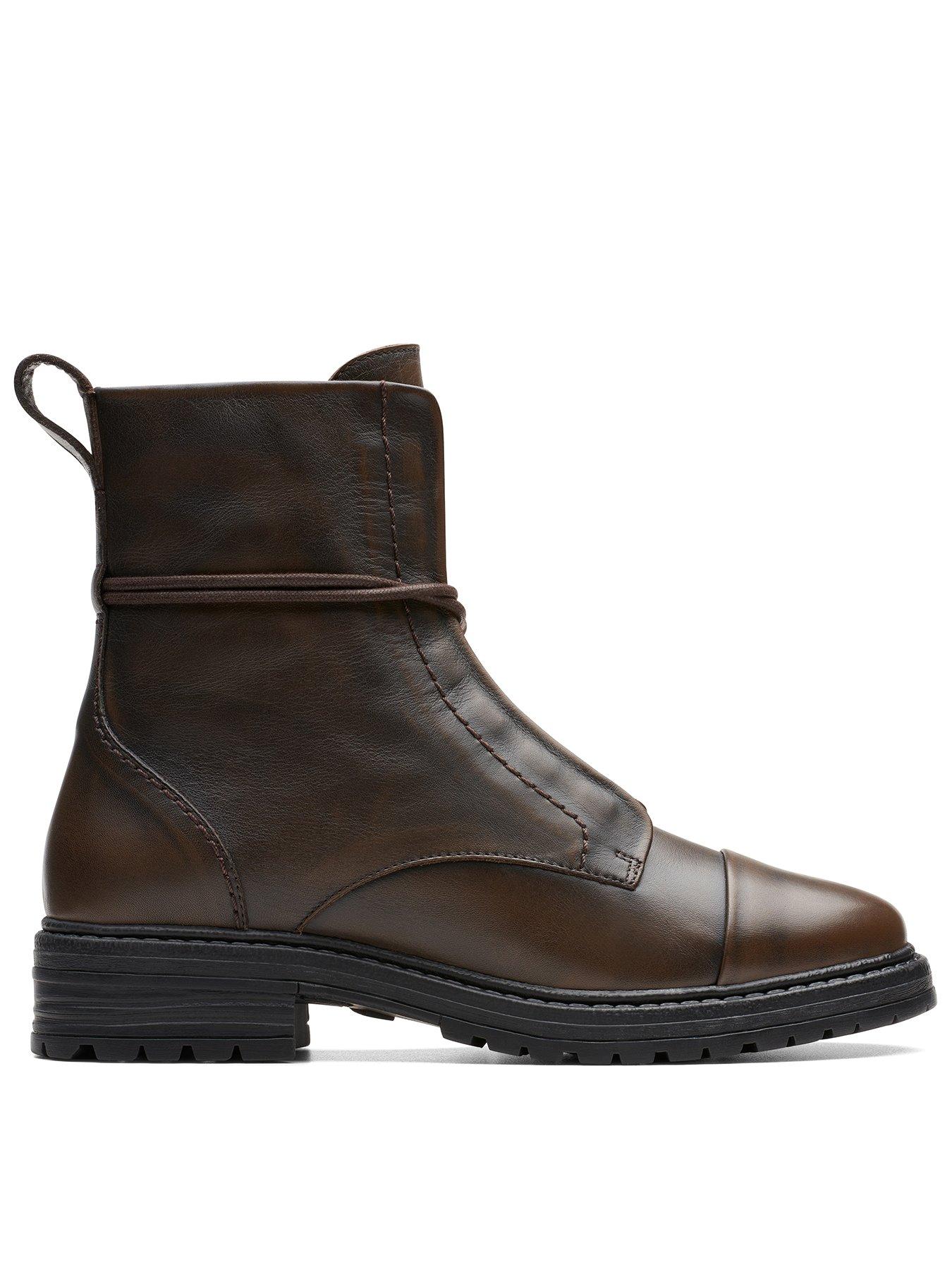 Rixley Lace Leather Lace Up Ankle Boot