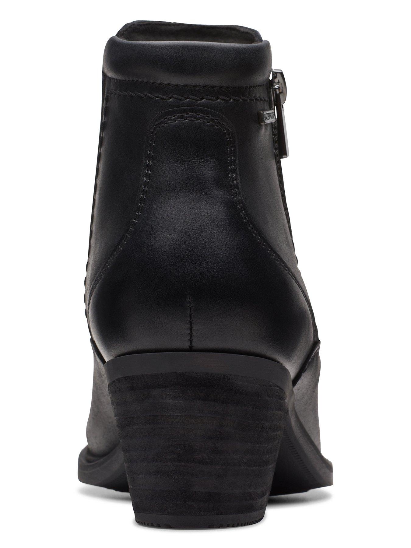 Neva Zip WP Boots Black Leather