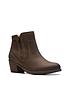  image of clarks-neva-zip-wp-boots-taupe-leather