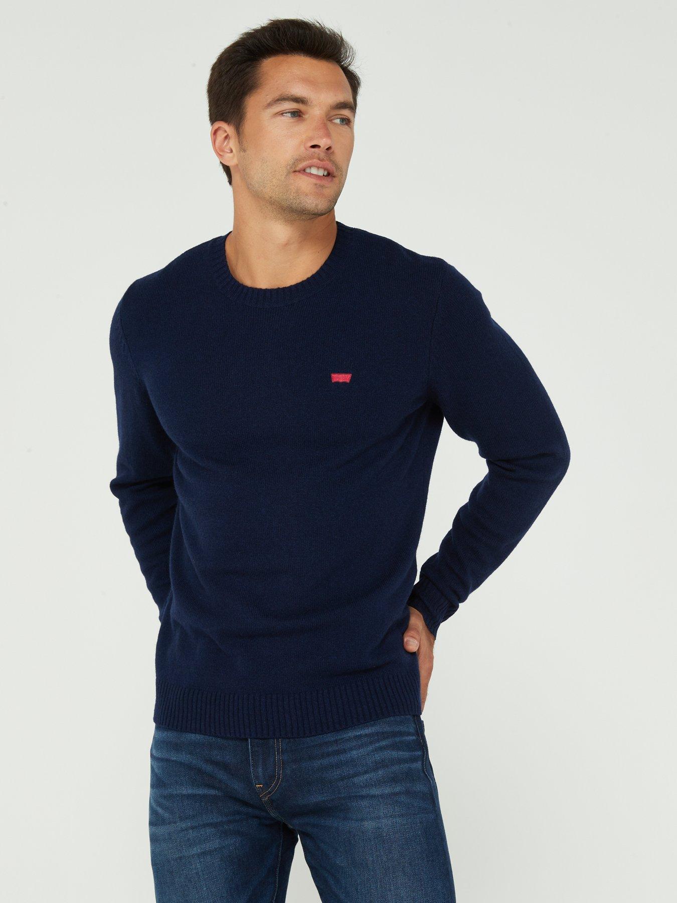 Levi's Levis Original Housemark Logo Jumper - Navy | Littlewoods