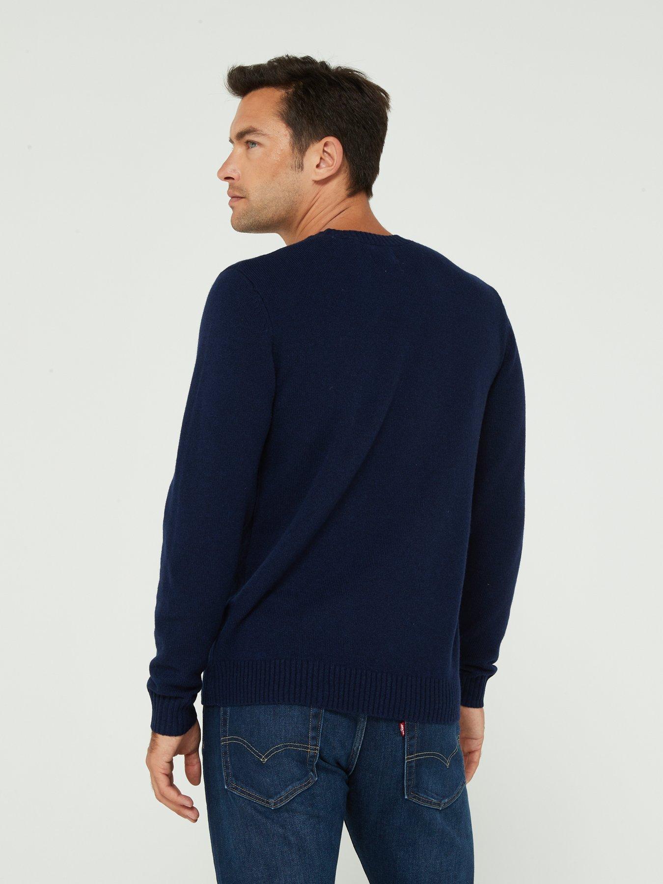 Levi's Levis Original Housemark Logo Jumper - Navy | Littlewoods