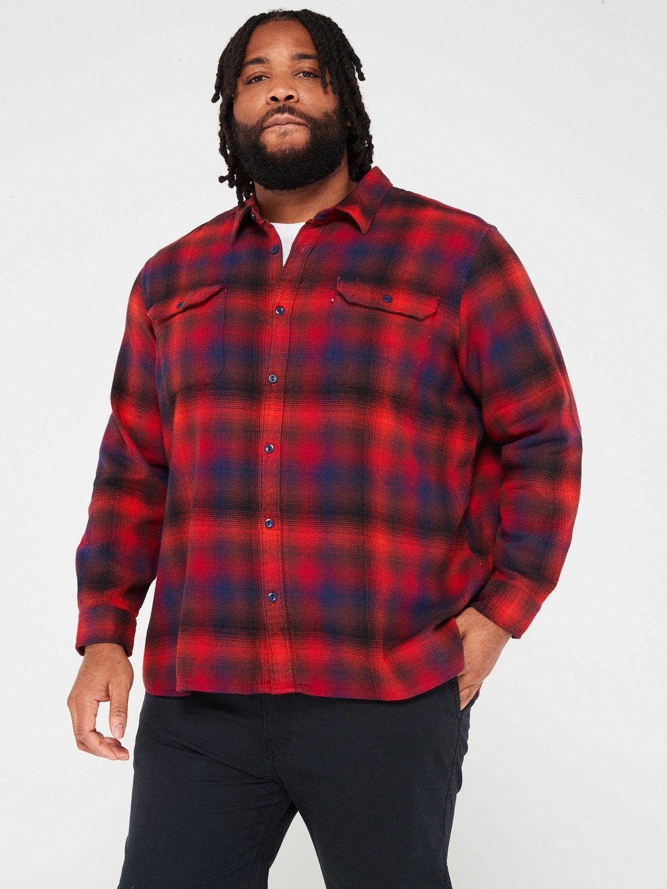 Levis tartan 2025 t shirt