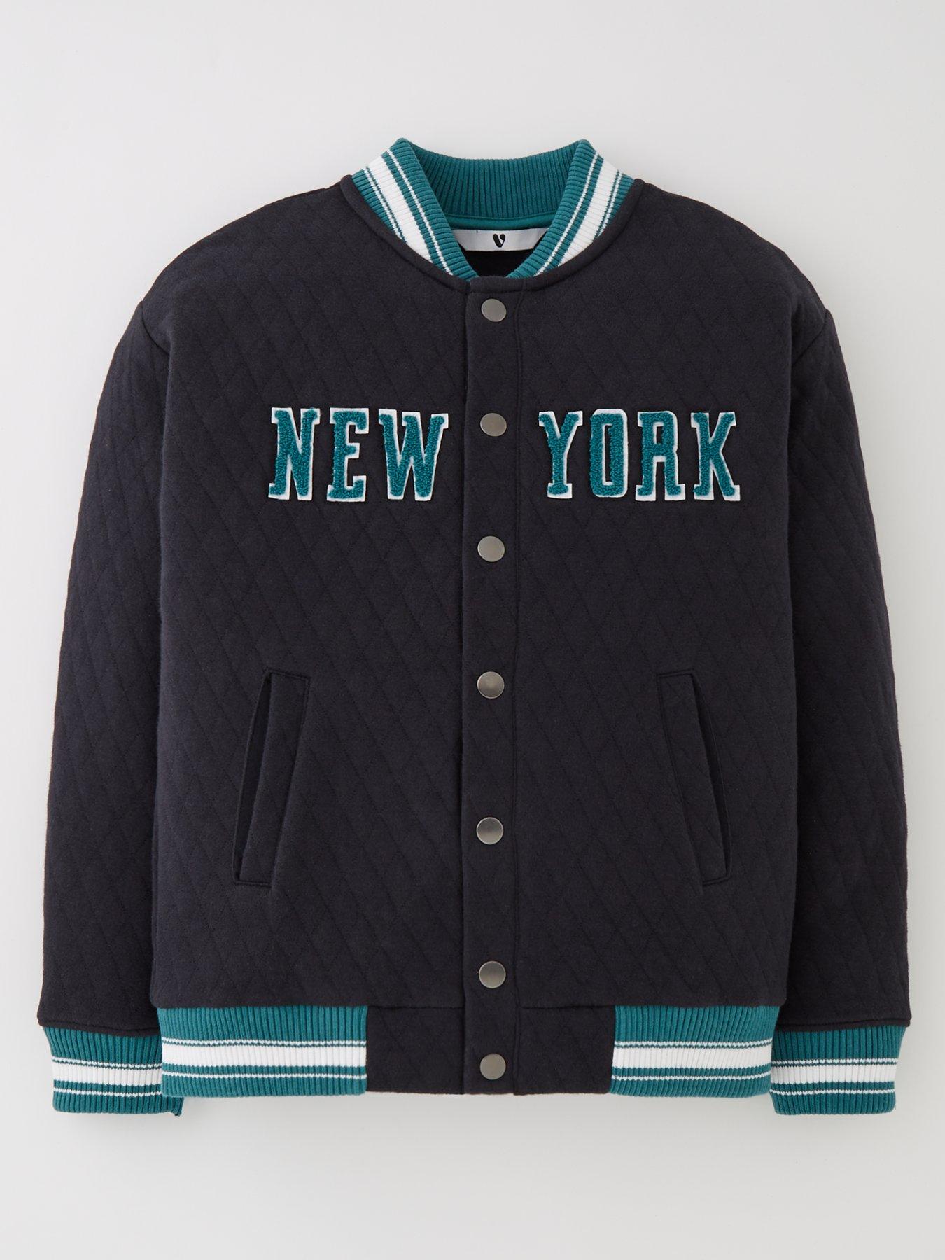 Boys quilted bomber on sale jacket