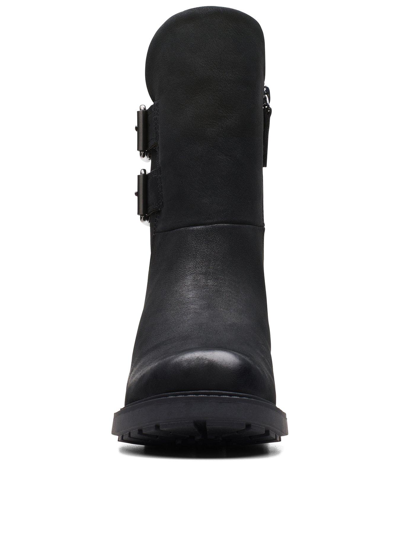 Clarks orinoco black top boots