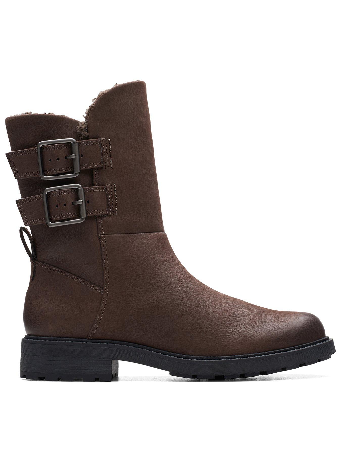 Orinoco 2 Buckle Boots Drk Brown Warm Lined