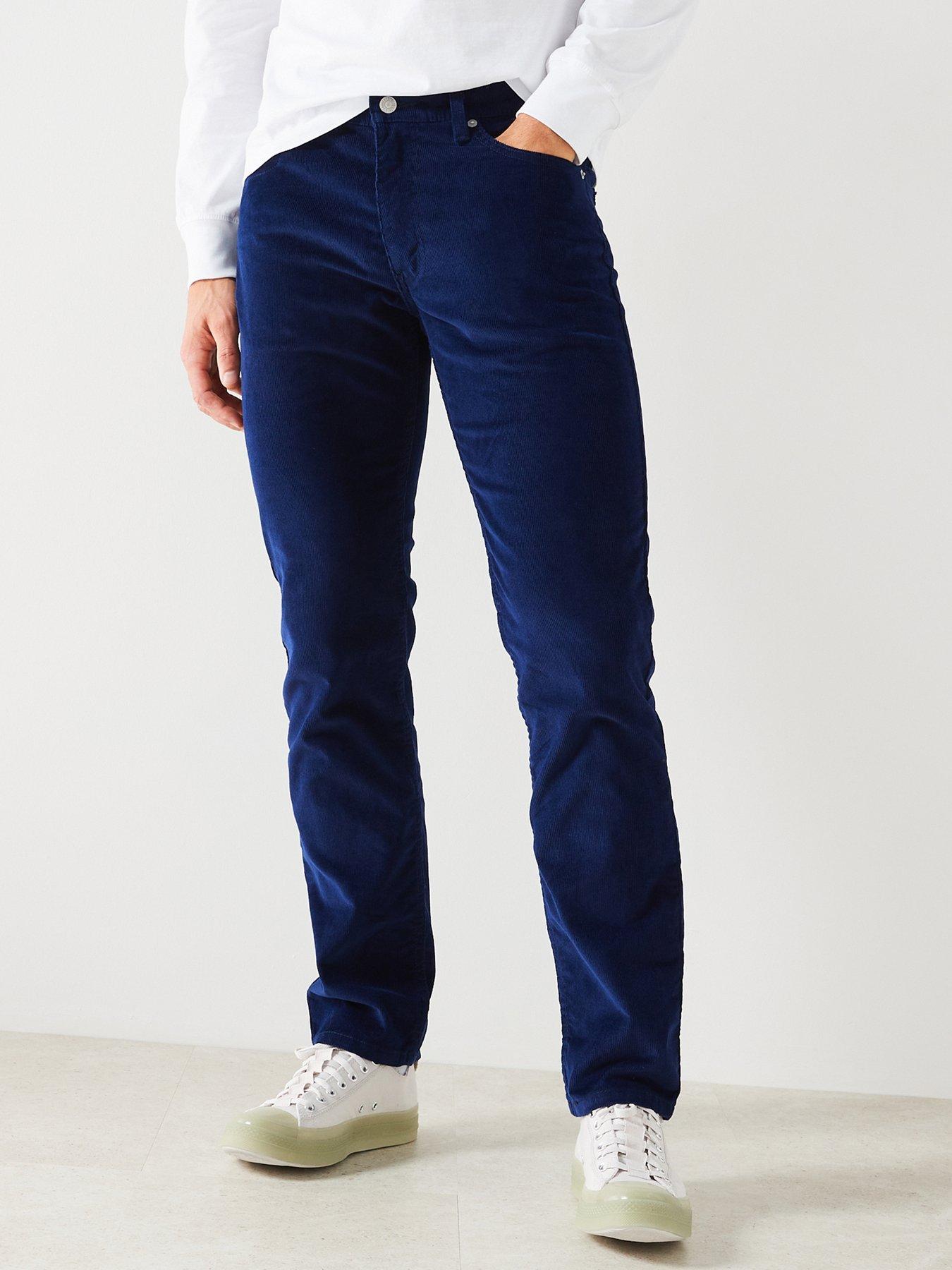 Levi s 511 Slim Corduroy Trousers Blue littlewoods