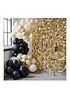  image of ginger-ray-balloon-arch-black-cream-nude-and-champagne-chrome