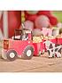  image of ginger-ray-treat-stand-tractor-and-trailer-treat-stand