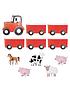  image of ginger-ray-treat-stand-tractor-and-trailer-treat-stand
