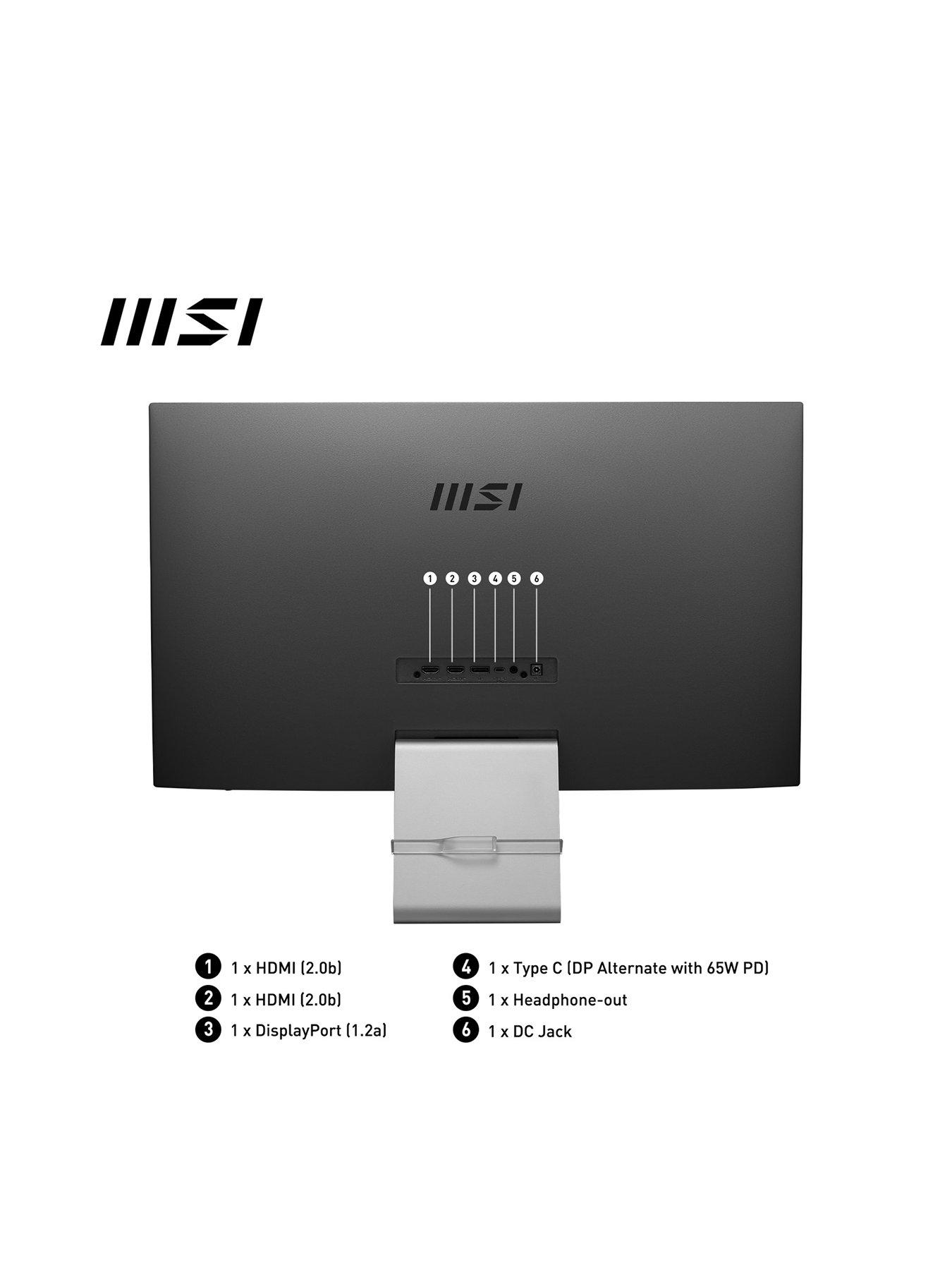  image of msi-modern-md271ul-27-inch-4k-uhd-60hz-ips-usb-type-c-flat-monitor