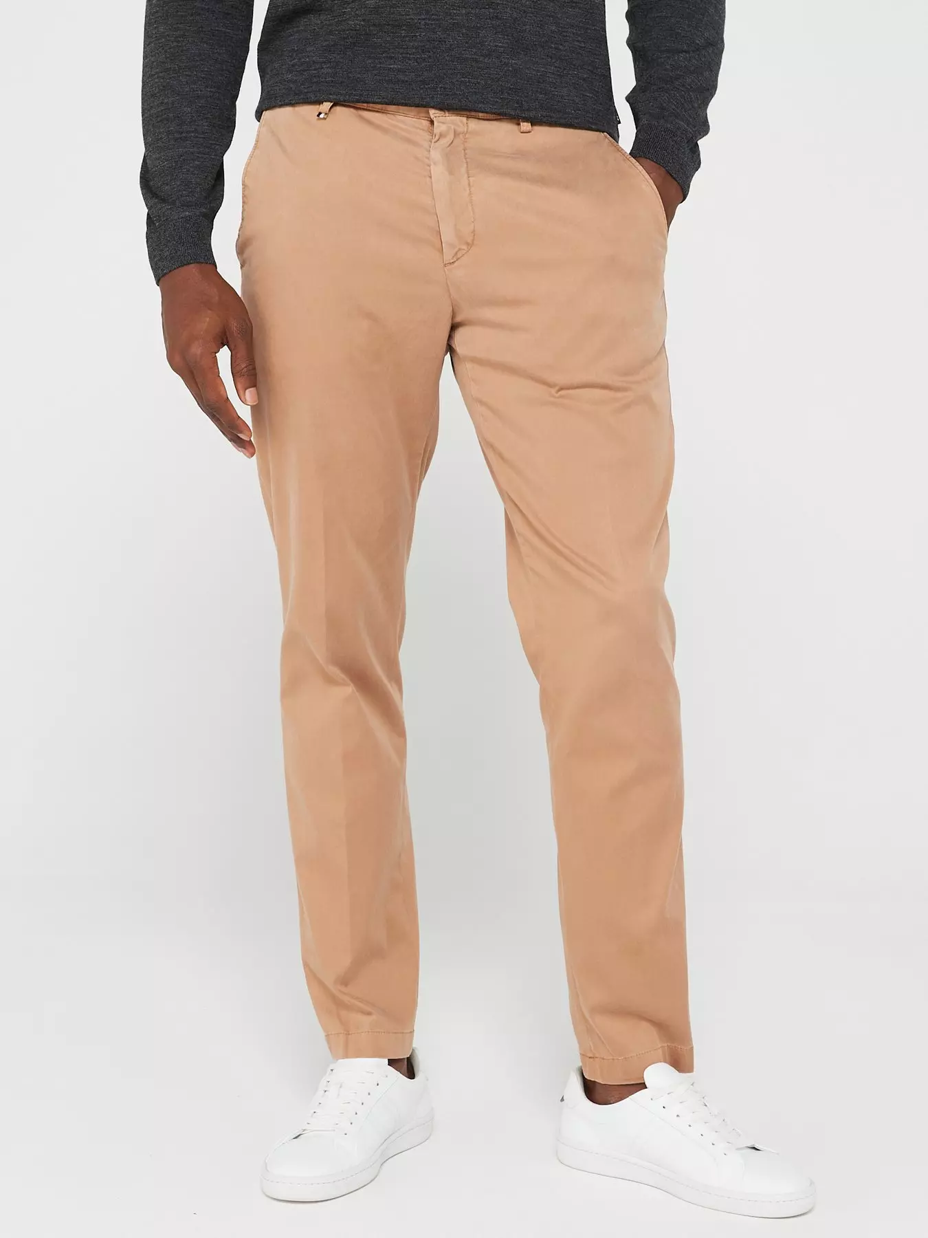 Seasonal Taped Track Pants - Black / Whisky Brown, Men's Trousers, Chinos, Joggers & Casual Trousers