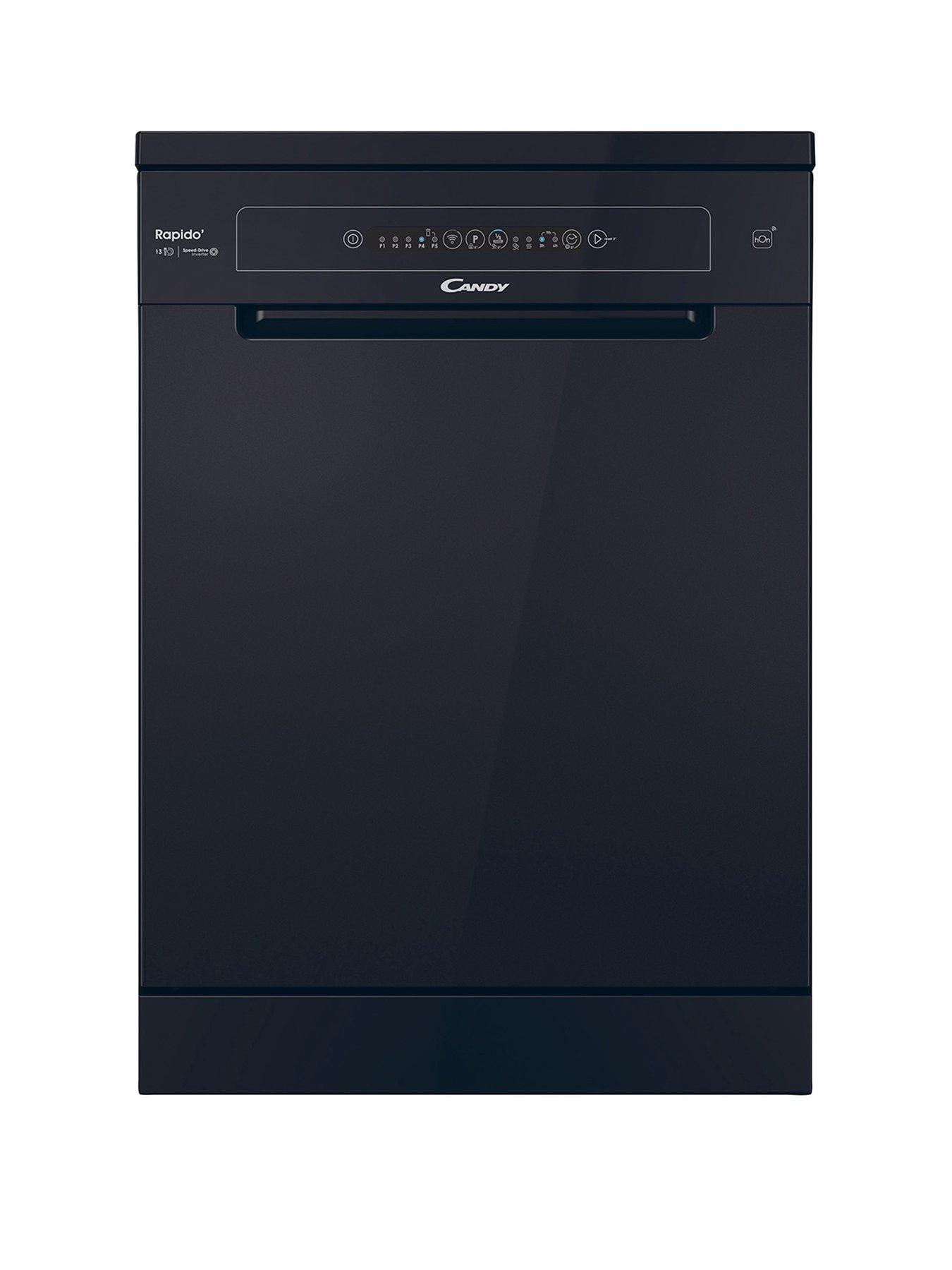 undefined CF3E9L0B-80 13 place full size Freestanding Dishwasher with WIFI - Black