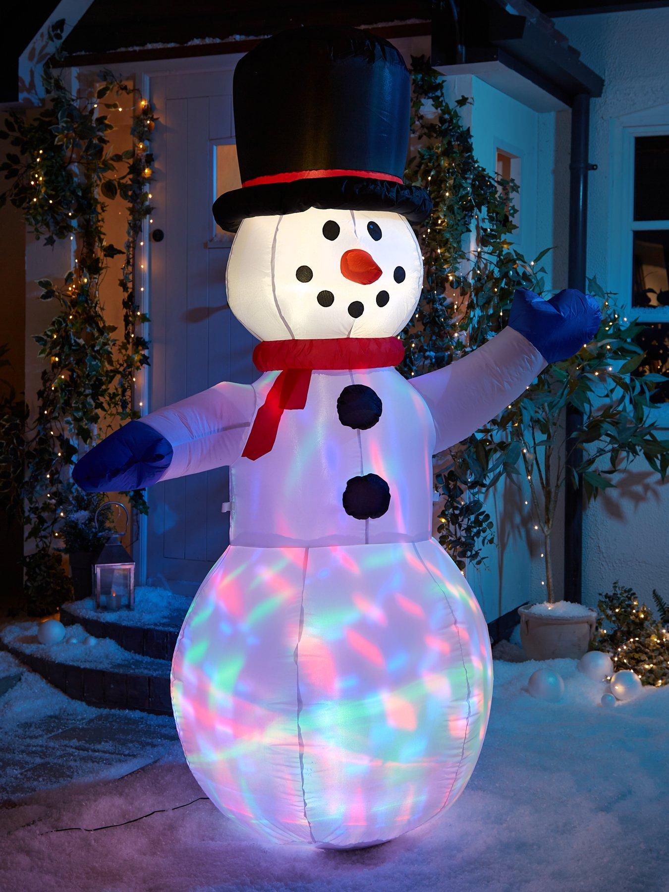 Three Kings Inflatable Snowman Outdoor Christmas Light - 120 cm