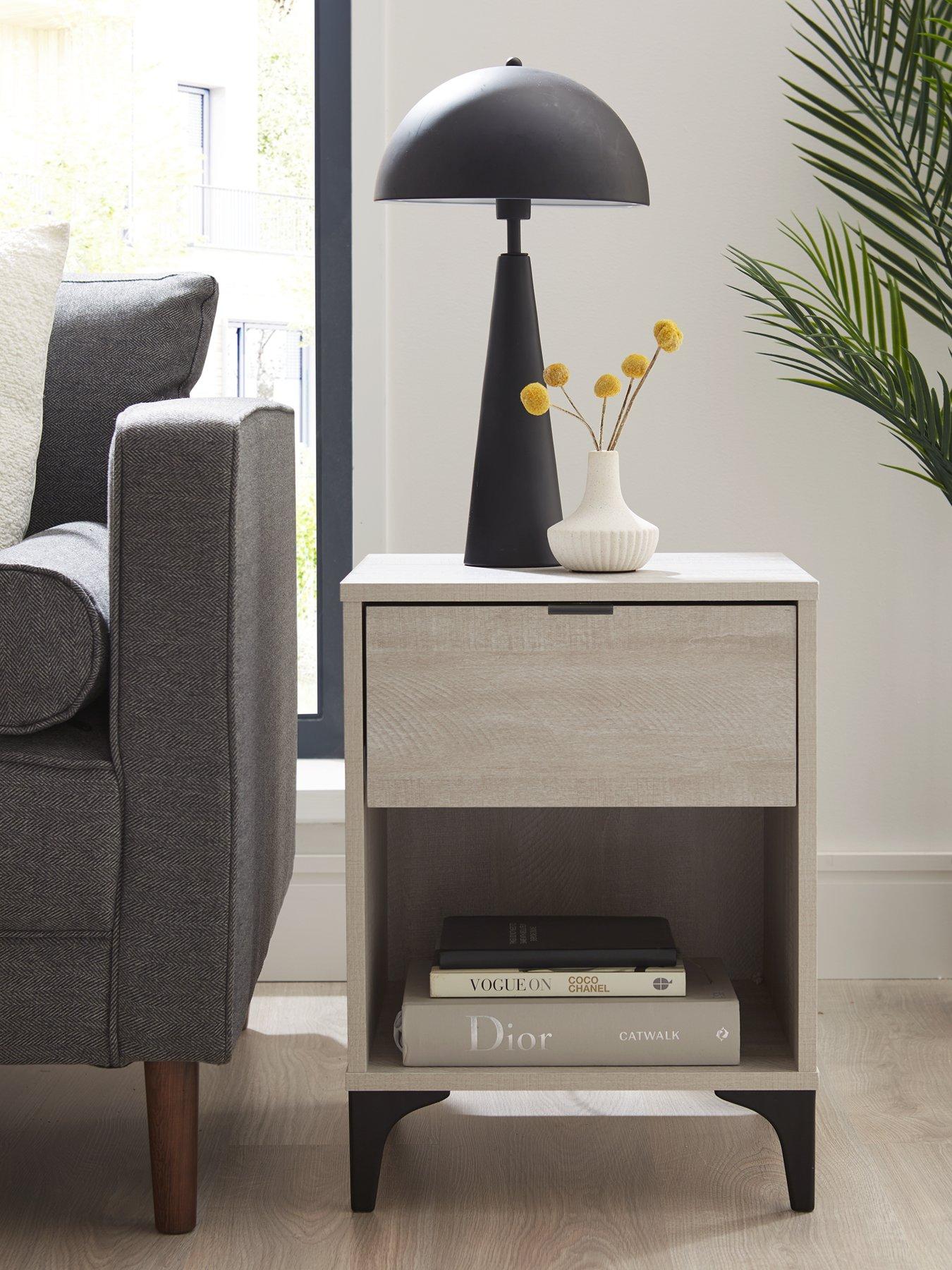 Very Home Wakefield Side Table Grey Oak