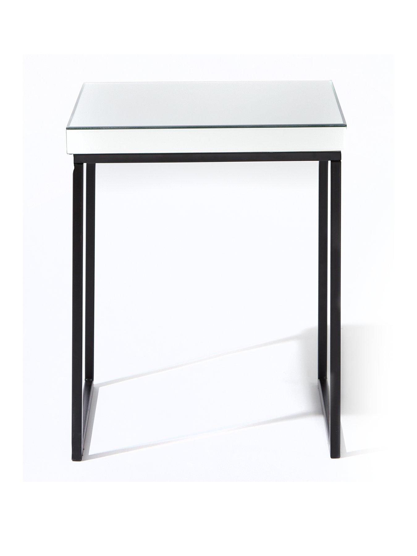  image of very-home-anya-mirrored-side-table