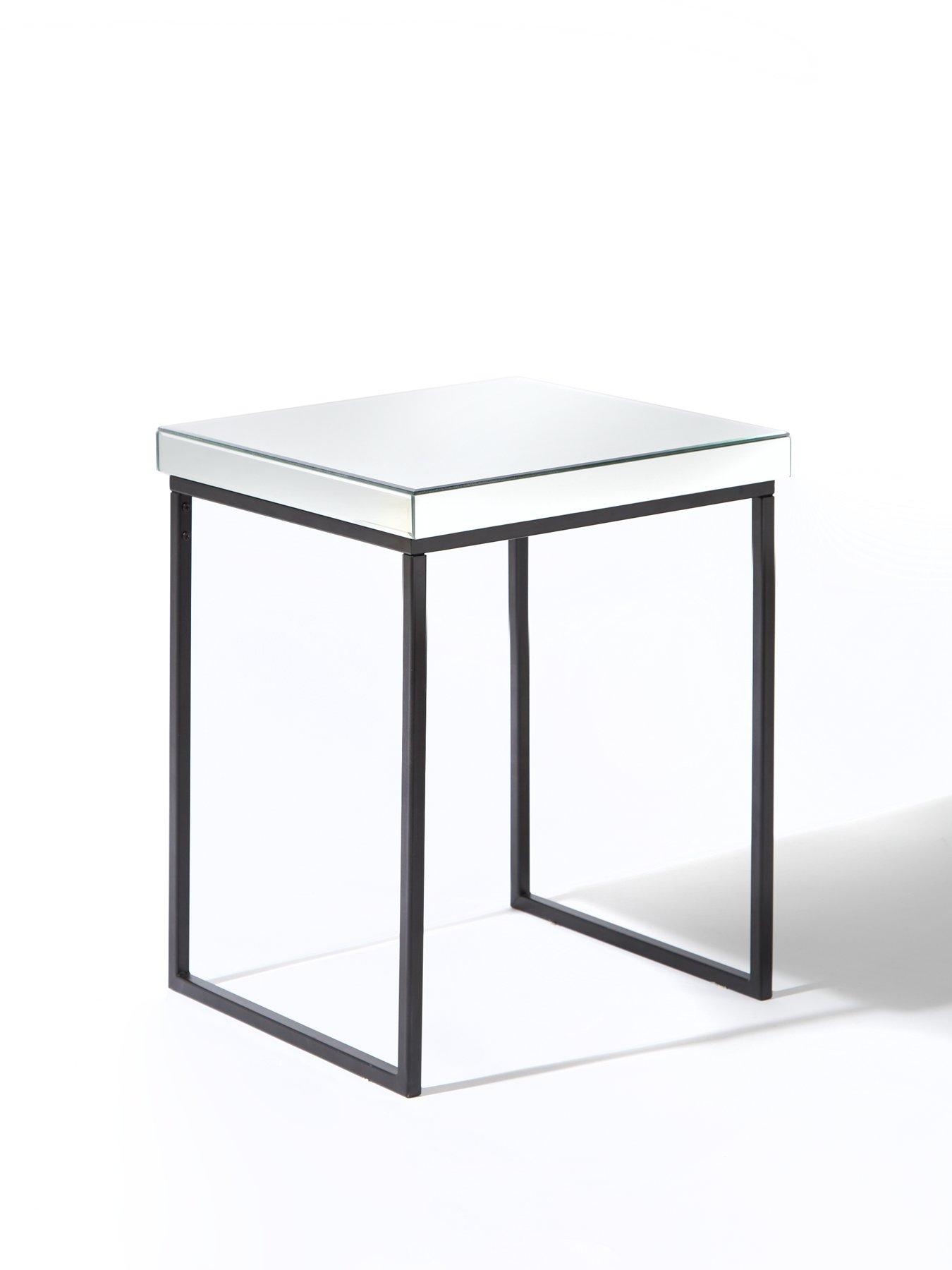  image of very-home-anya-mirrored-side-table