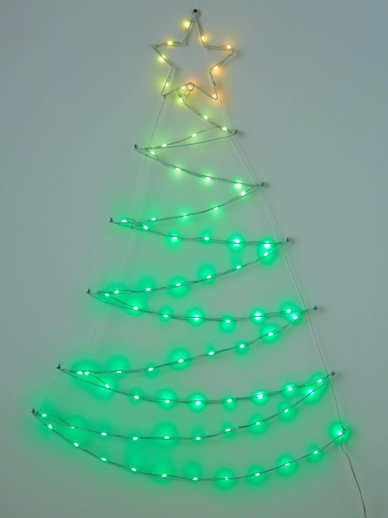 Very Home 113 cm Wall Mounted Colour Changing Outdoor LED Christmas