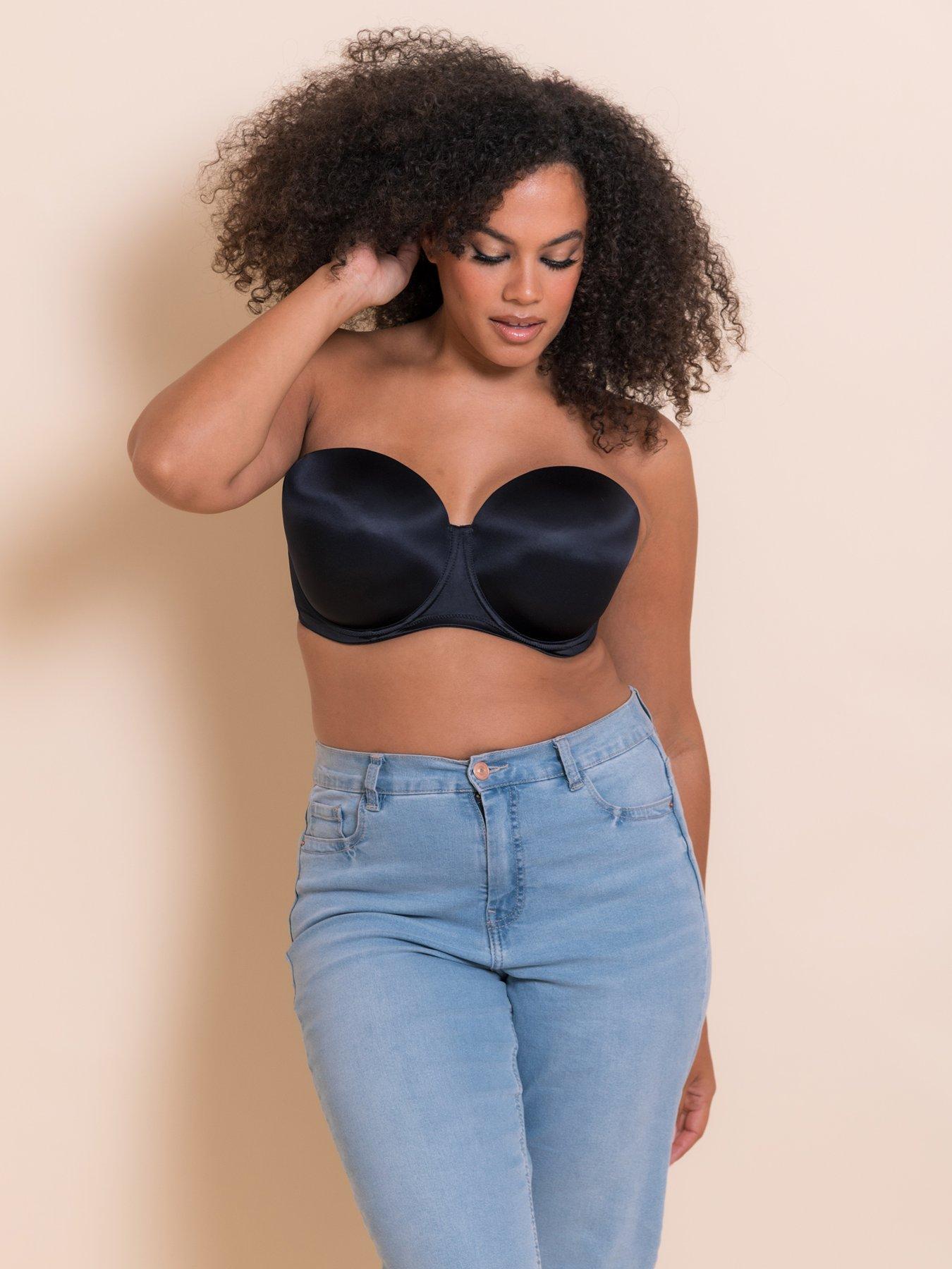 Curvy Kate Smoothie Strapless Moulded Bra - Black