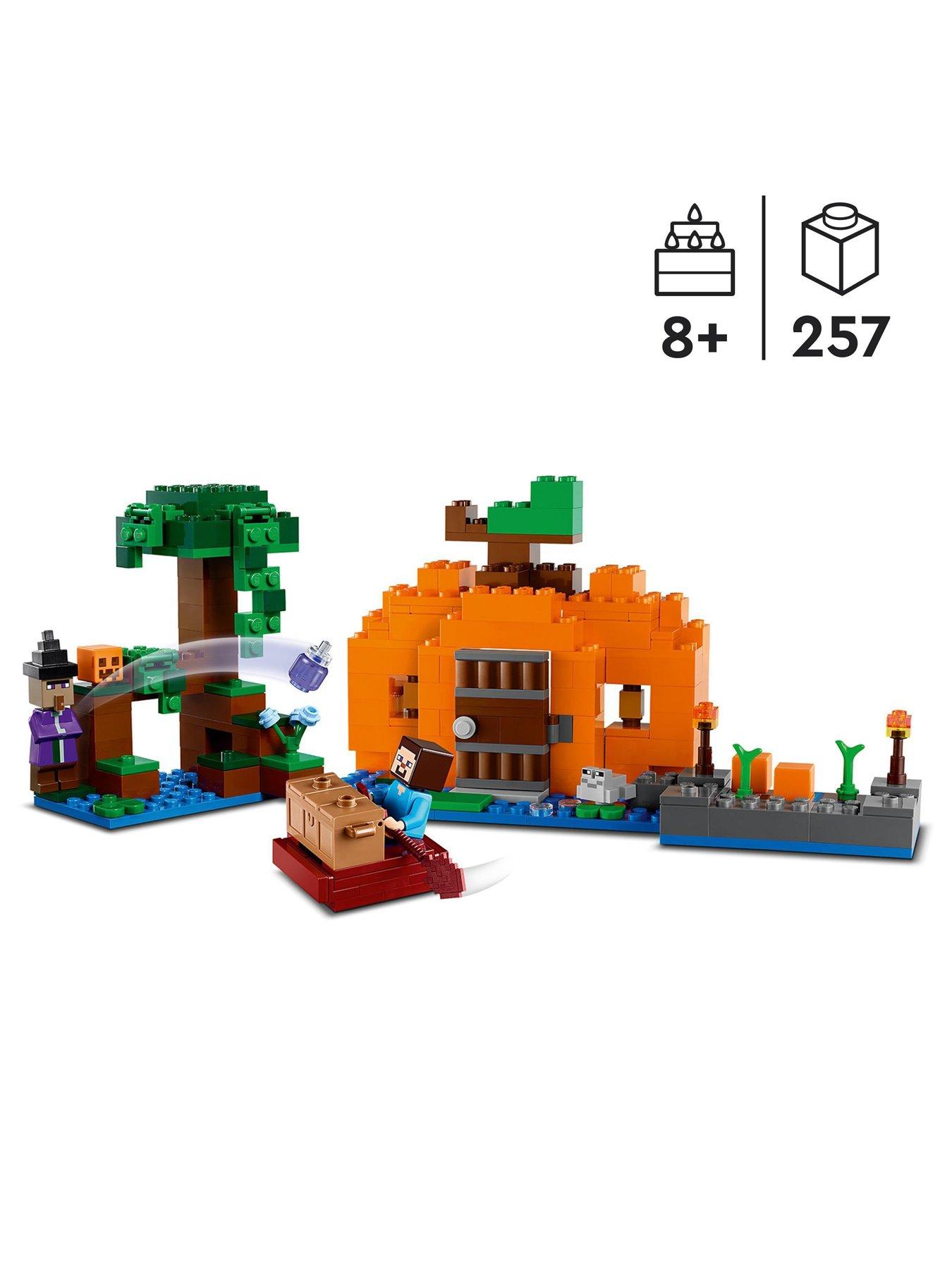 LEGO Minecraft The Pumpkin Farm Building Toy 21248 | littlewoods.com