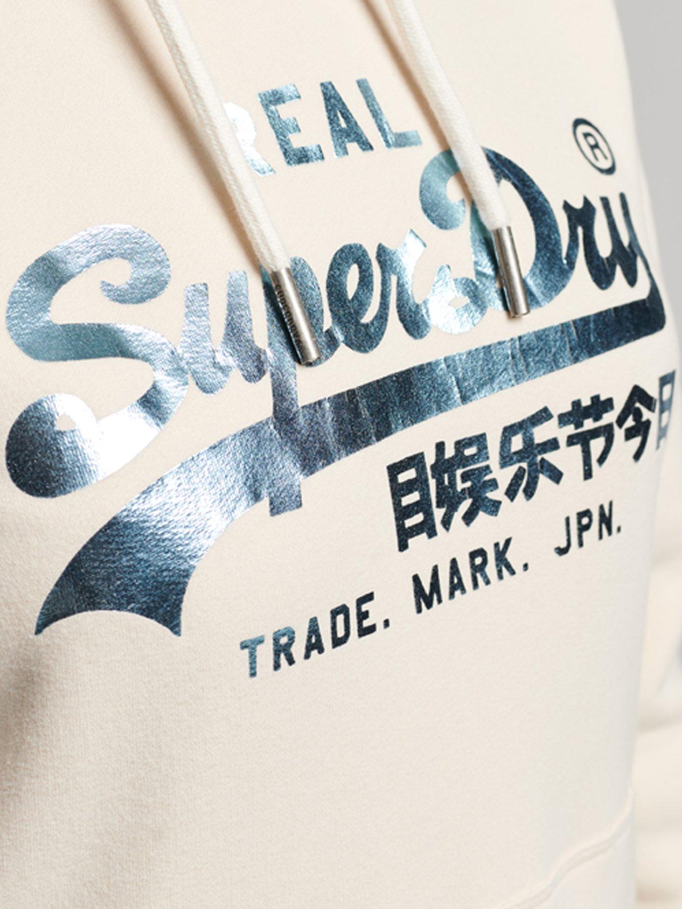  image of superdry-embellished-hoodie-pink