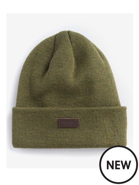 barbour-boys-healey-beanie-hat-olive