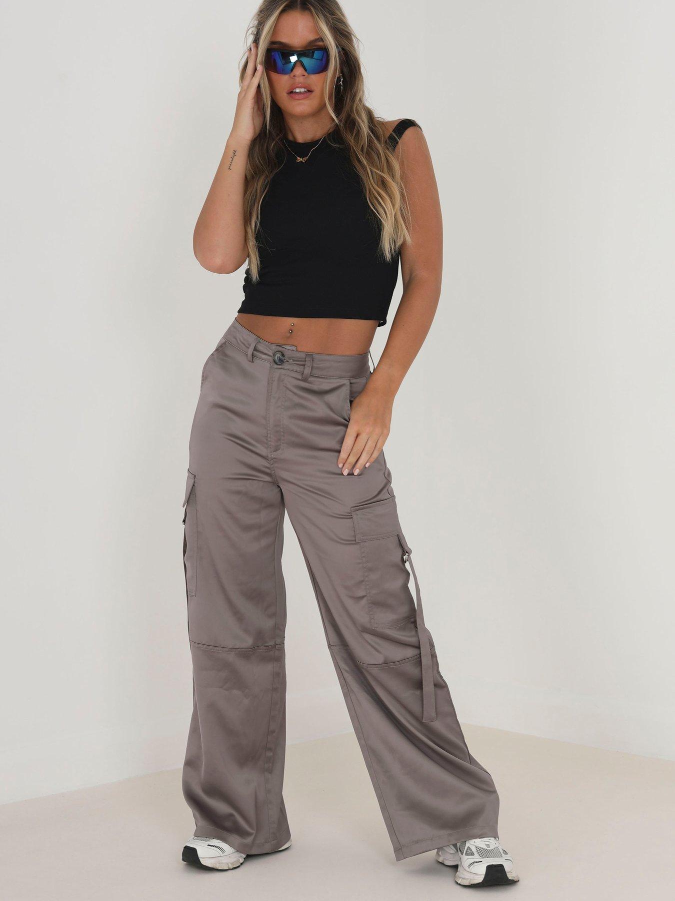 Twill Cargo Belted Tapered Trousers, SOSANDAR