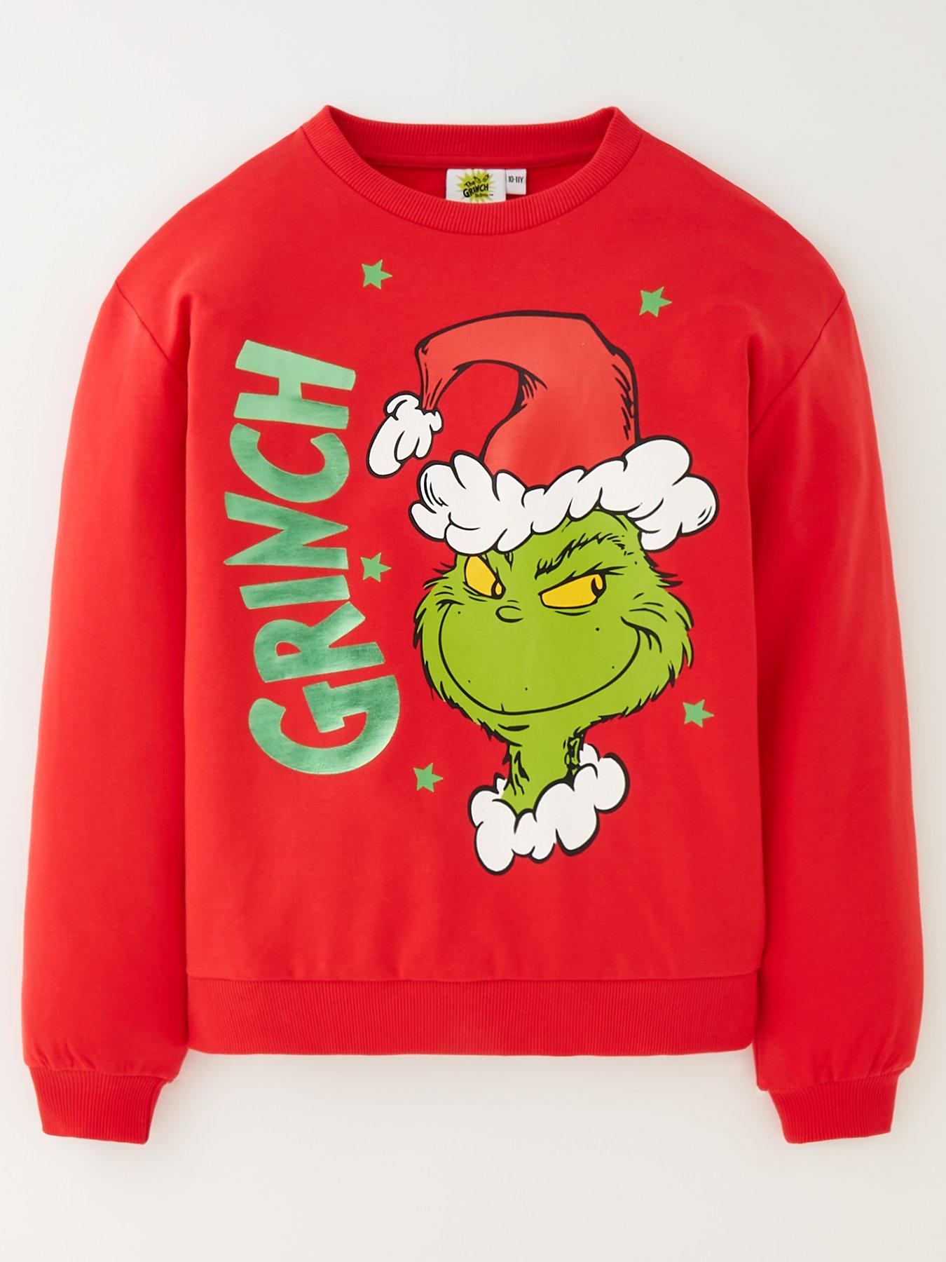 Grinch on sale kids sweater