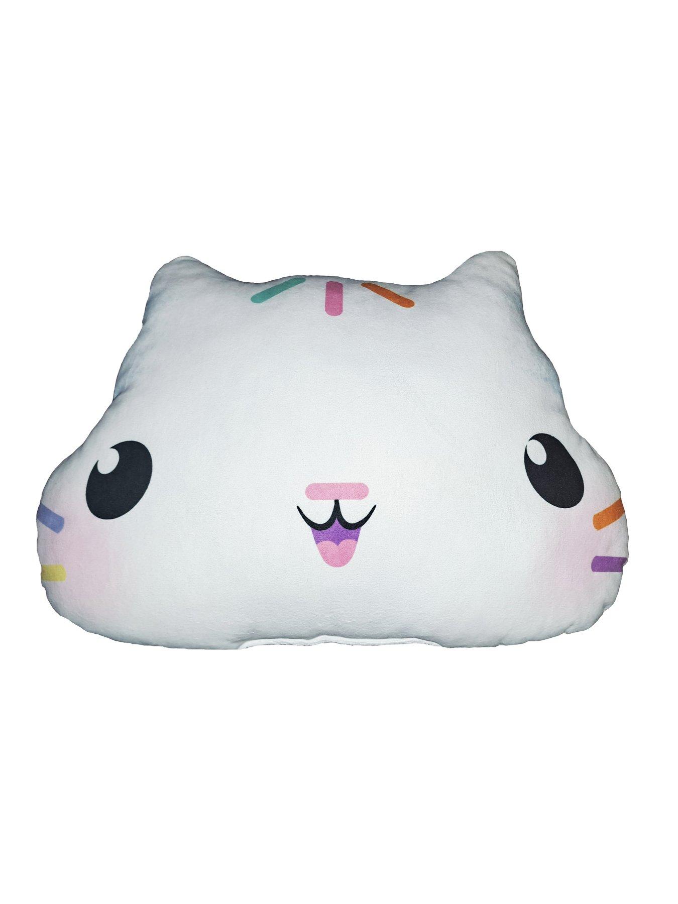 Image 1 of 5 of Gabbys Dollhouse Cakey Cat Shaped Cushion - Multi