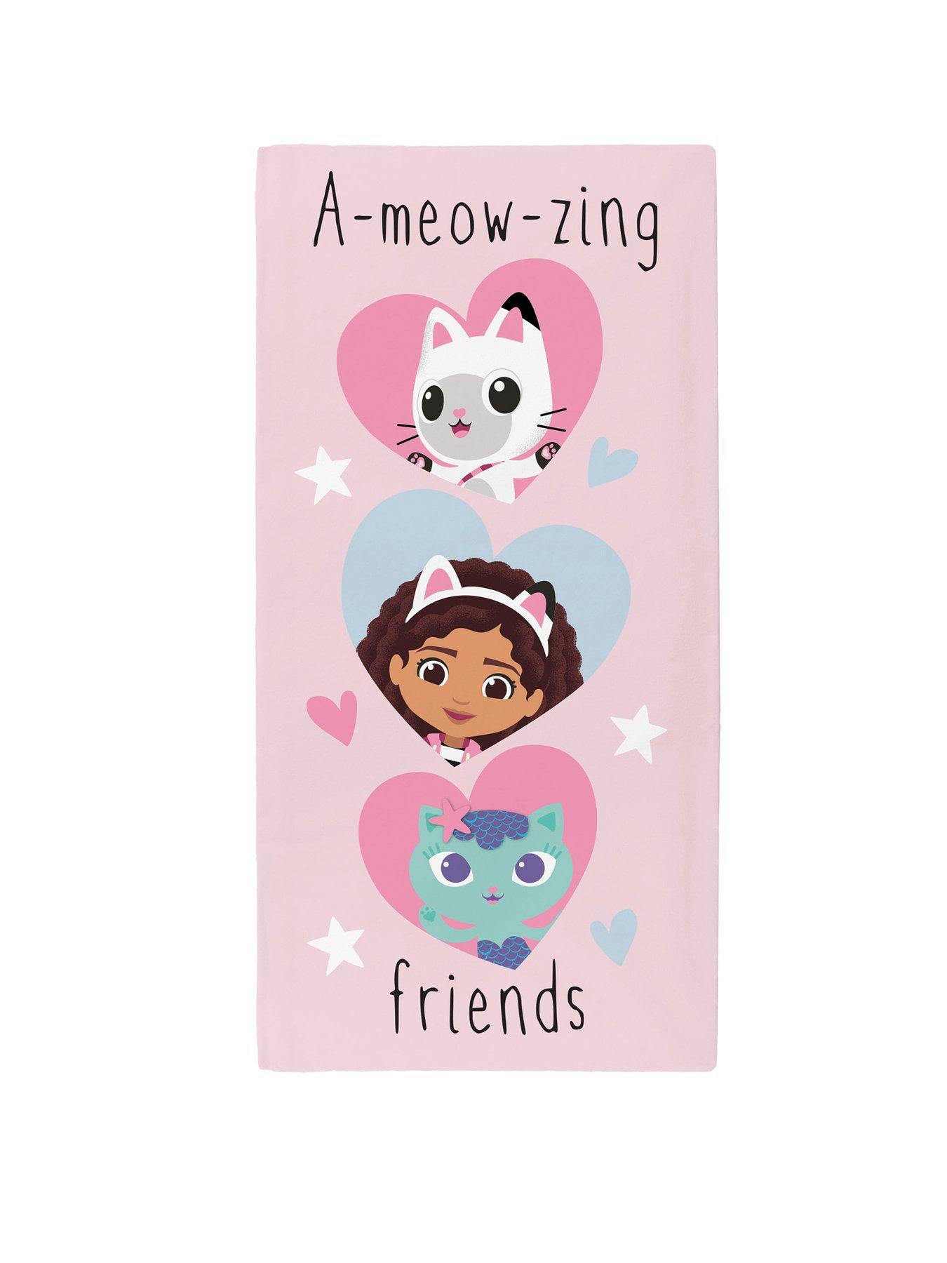 Image 1 of 2 of Gabbys Dollhouse A-Meow-Zing Friends Towel