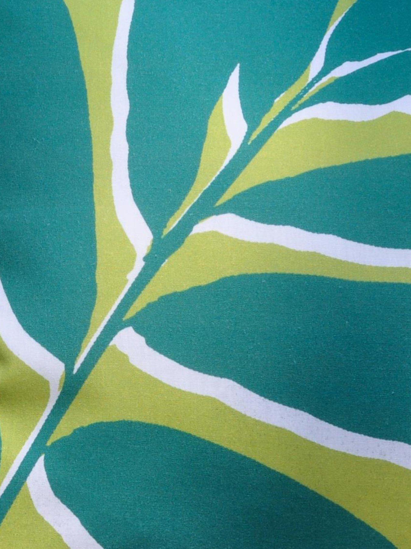  image of fusion-leaf-outdoor-cushion-green