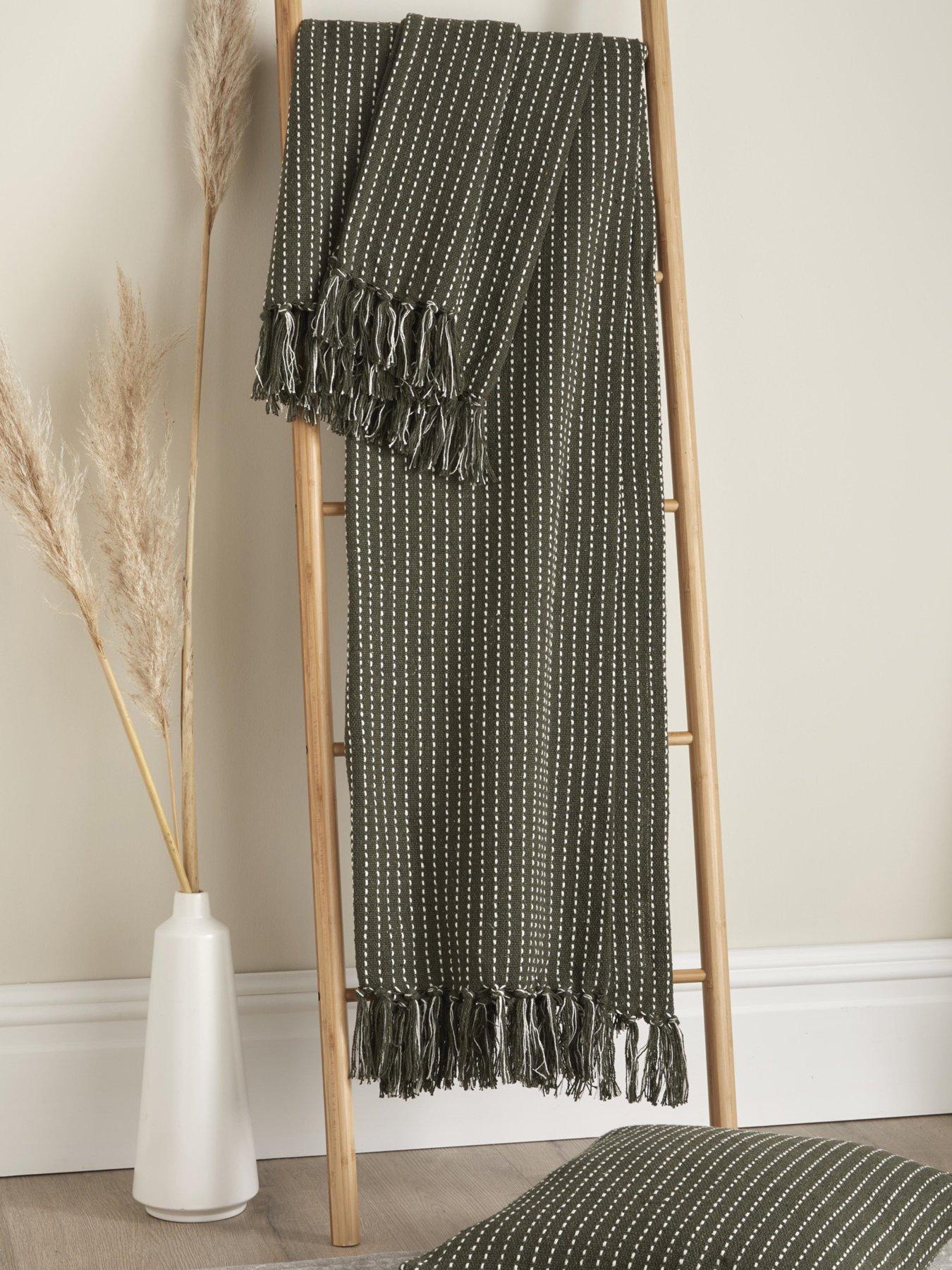  image of drift-home-quinn-throw-in-khaki
