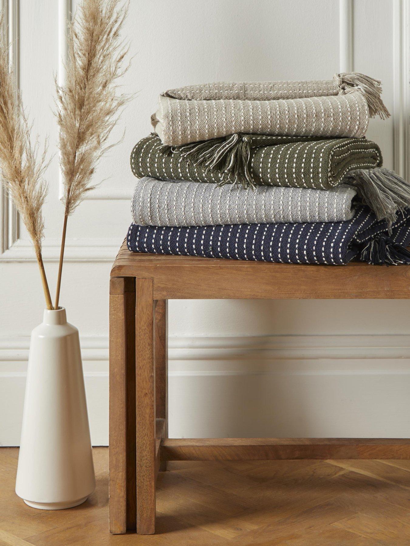  image of drift-home-quinn-throw-in-khaki