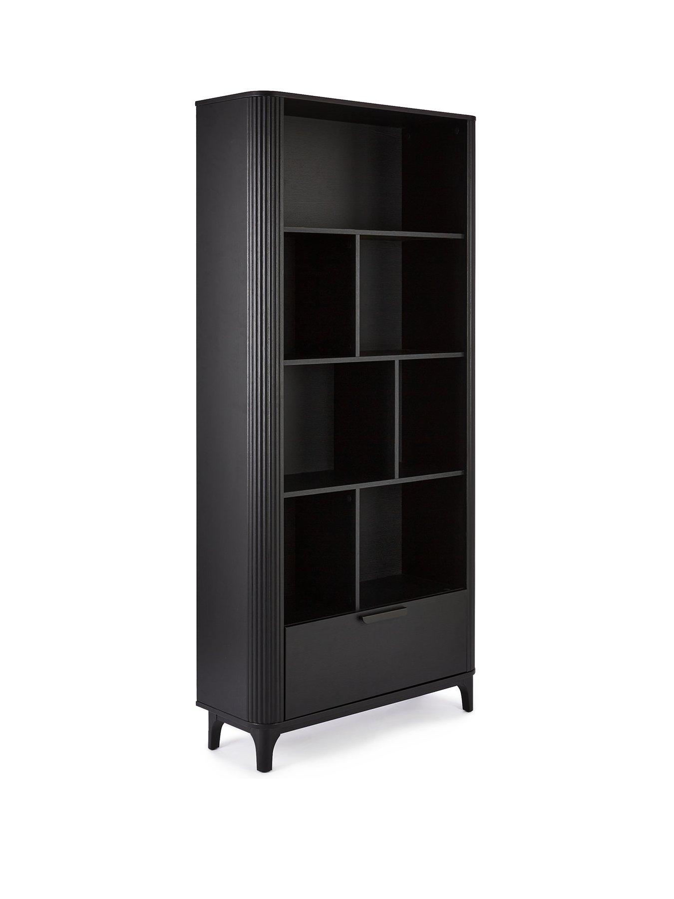  image of the-very-collection-carina-bookcase-black-fscreg-certified