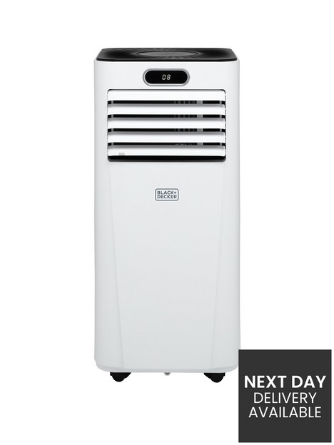 black-decker-5000-btu-portable-3-in-1-smart-air-conditioner-dehumidifier-cooling-fan-with-sleep-mode-remote-control-white-560w-bxac40023gb