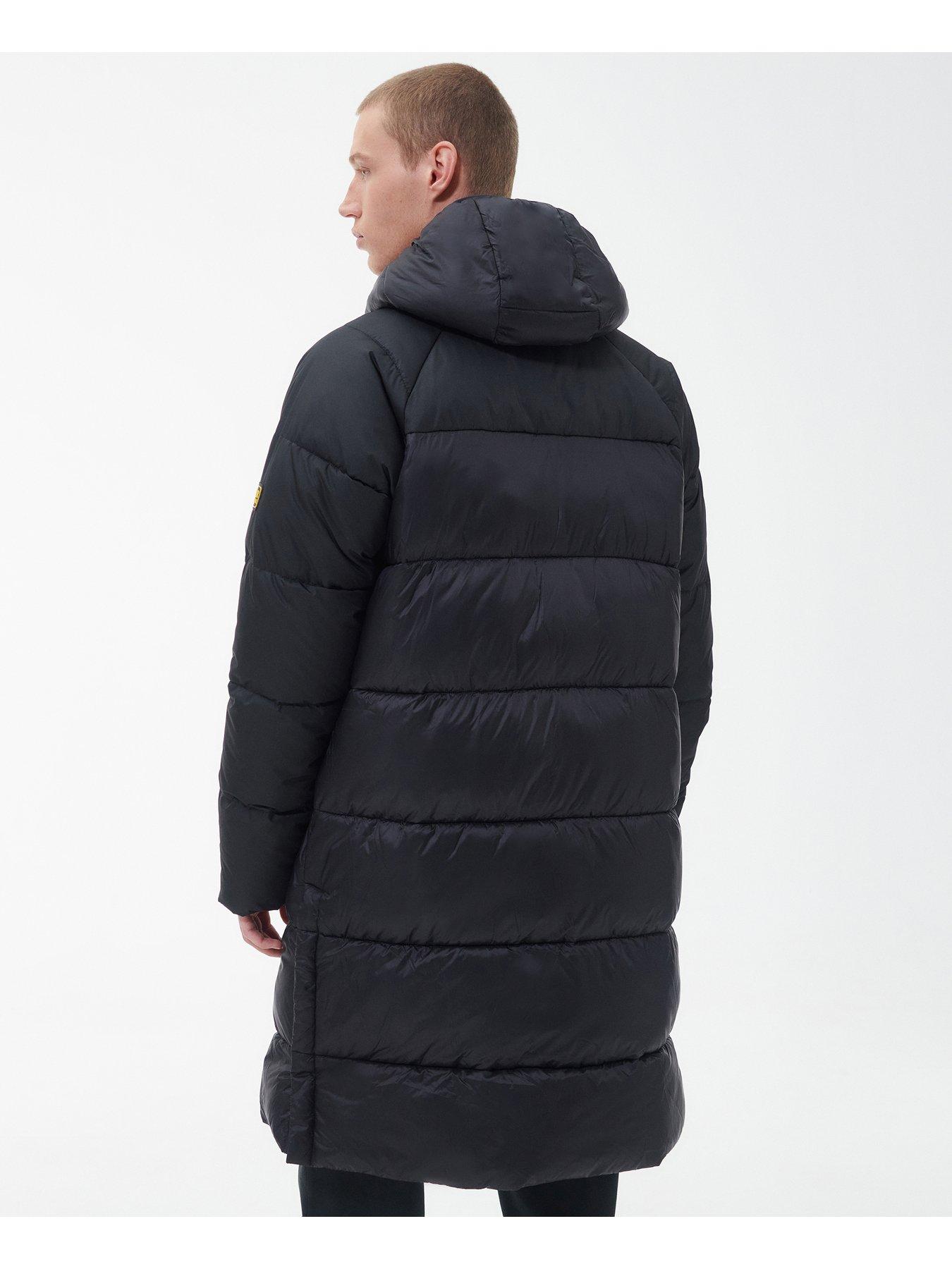 Barbour International Hoxton Hooded Padded Parka Black