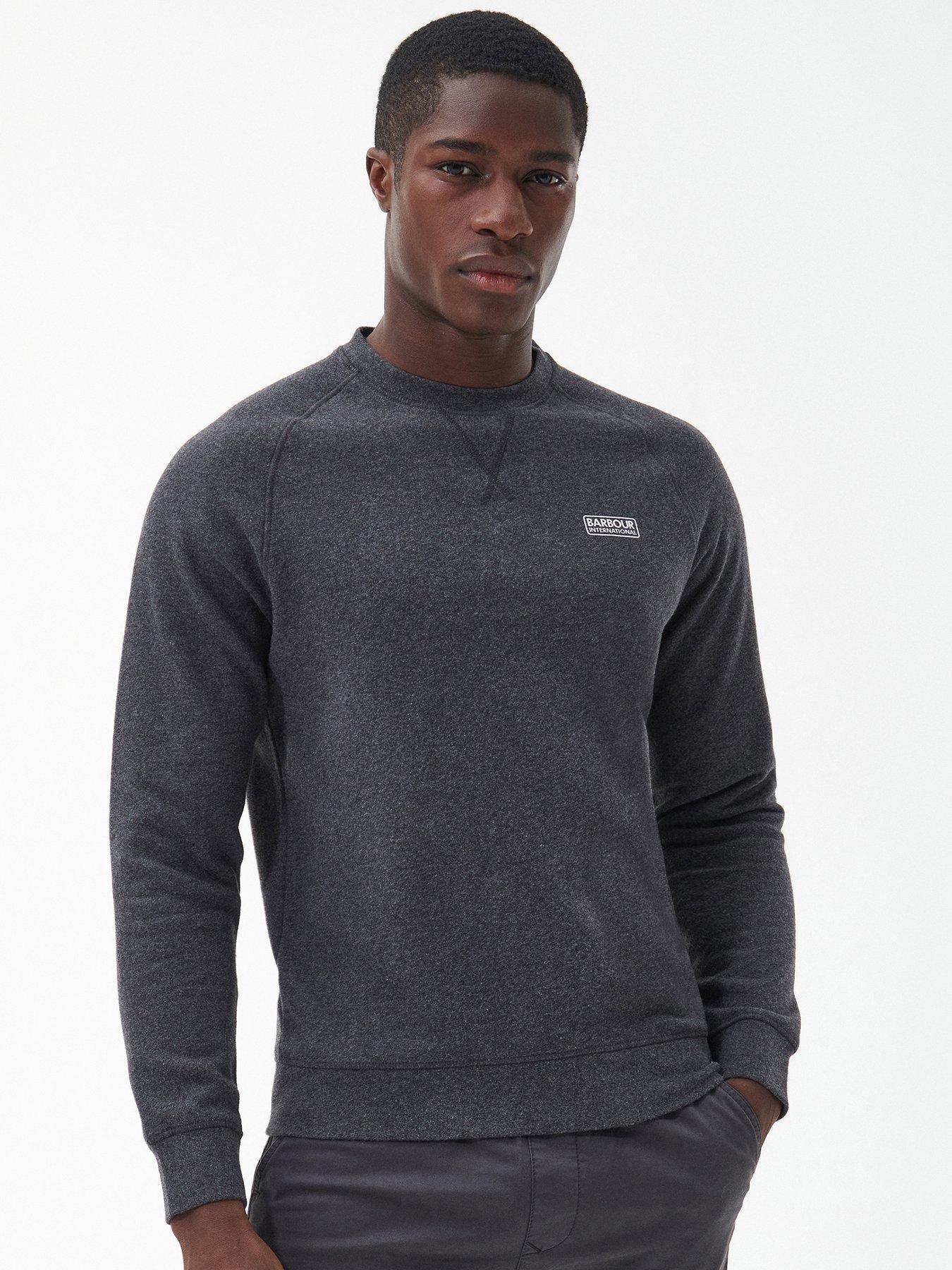 Barbour international sweatshirt deals grey