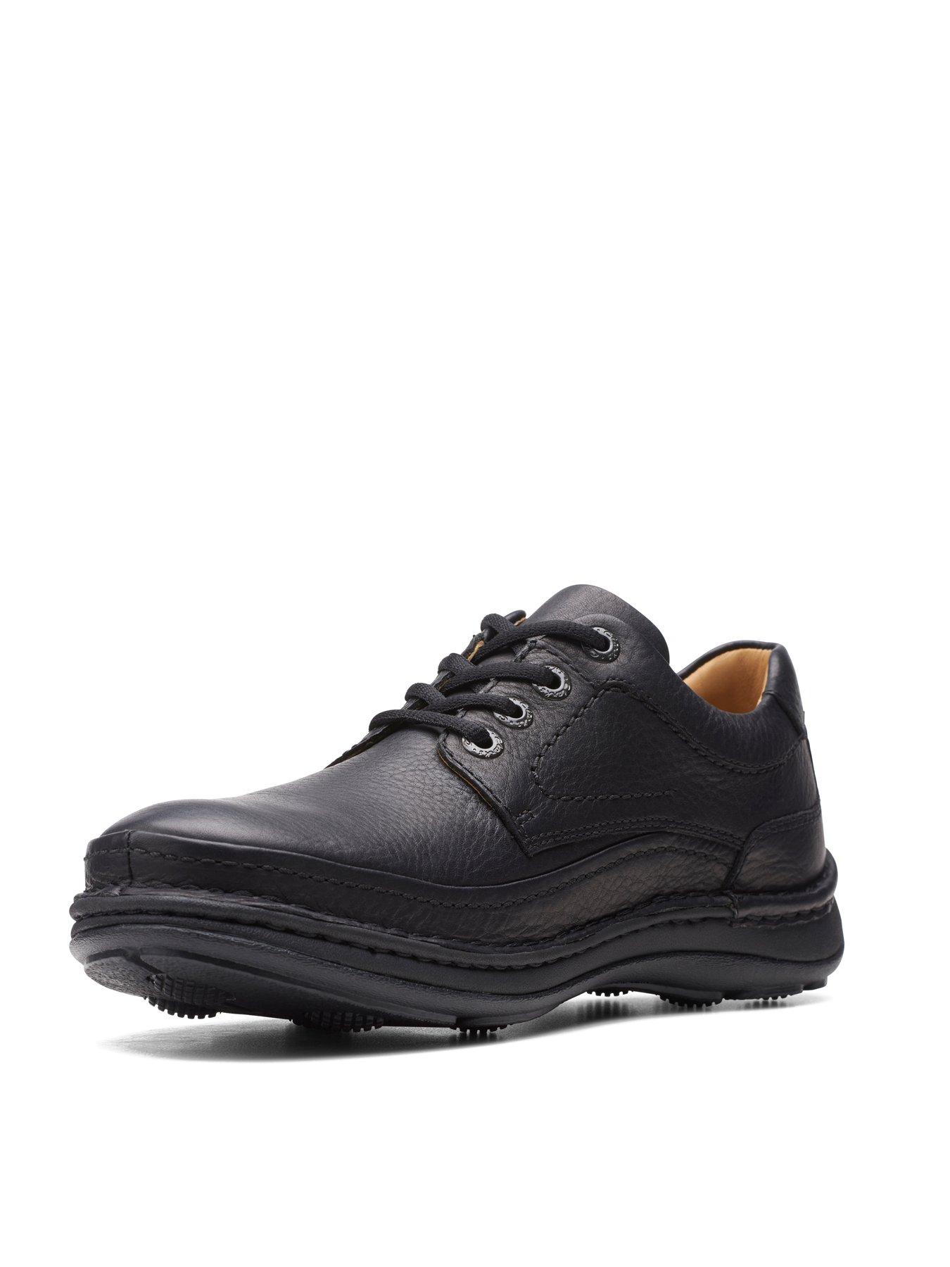  image of clarks-nature-three-formal-lace-up-shoes-black
