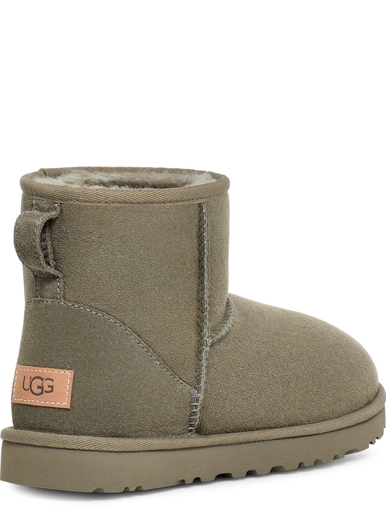 UGG Classic Mini II Ankle Boots Moss Green littlewoods