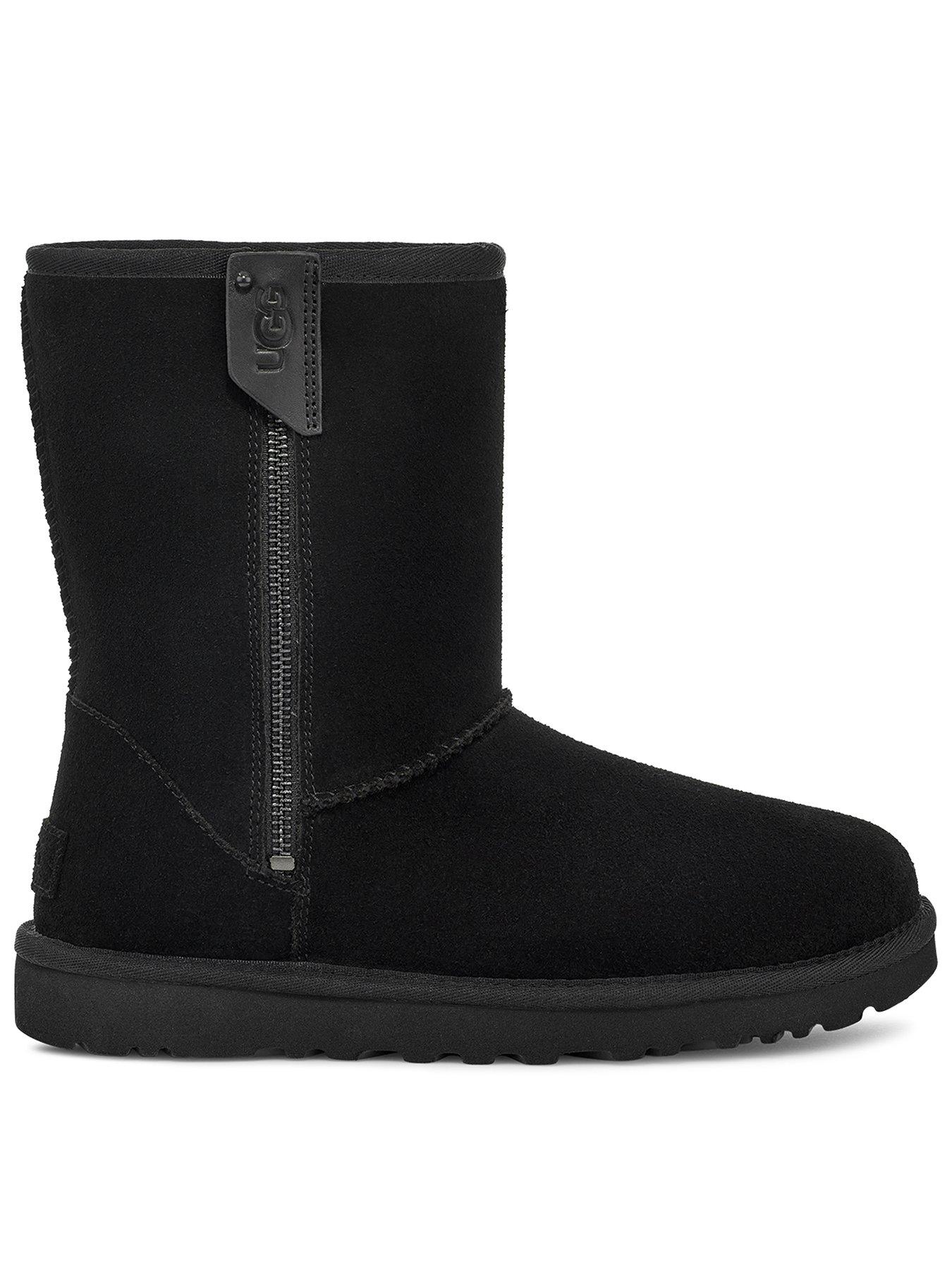 Grey uggs hot sale with zipper