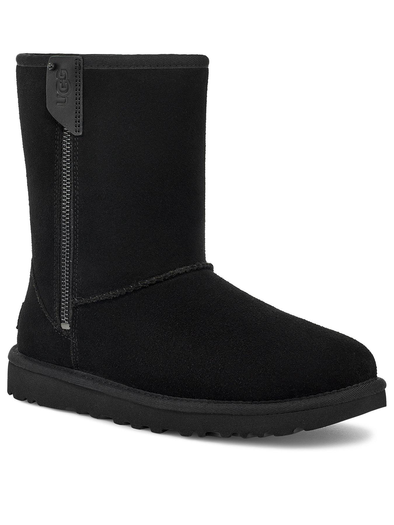 Grey uggs hot sale with zipper