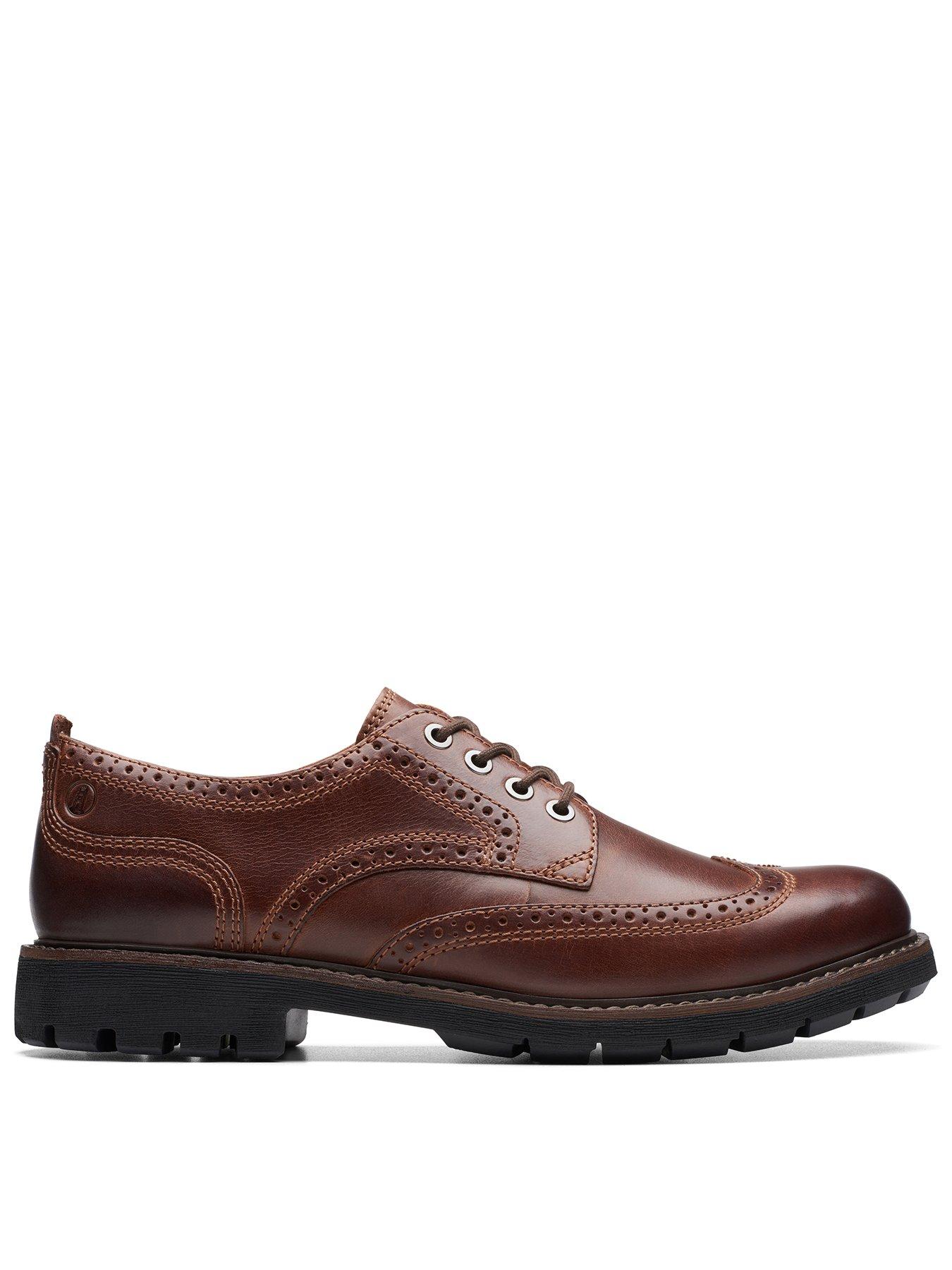 Mens brown brogue shoes cheap sale