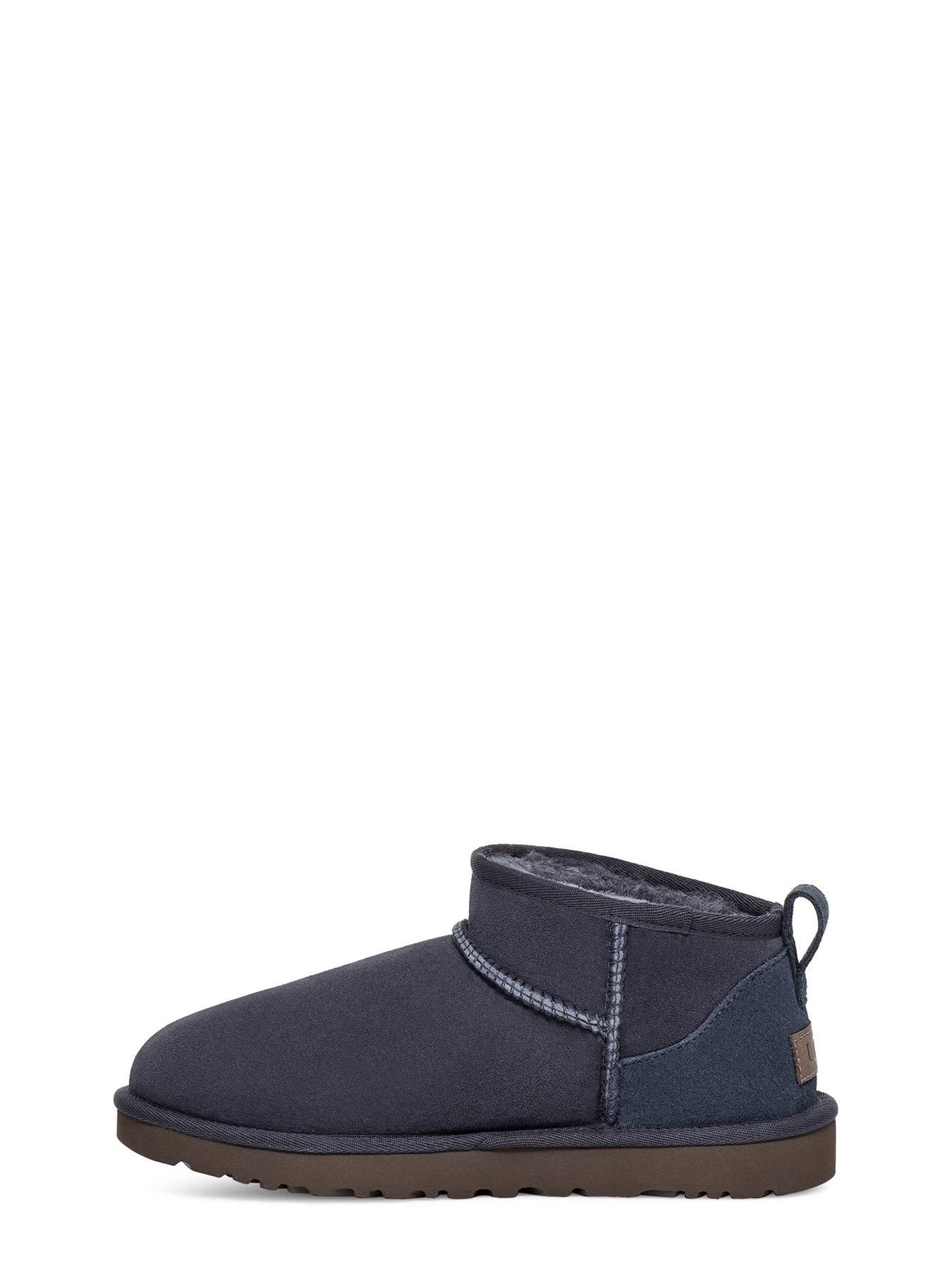 UGG Classic Ultra Mini Boots Eve Blue Littlewoods