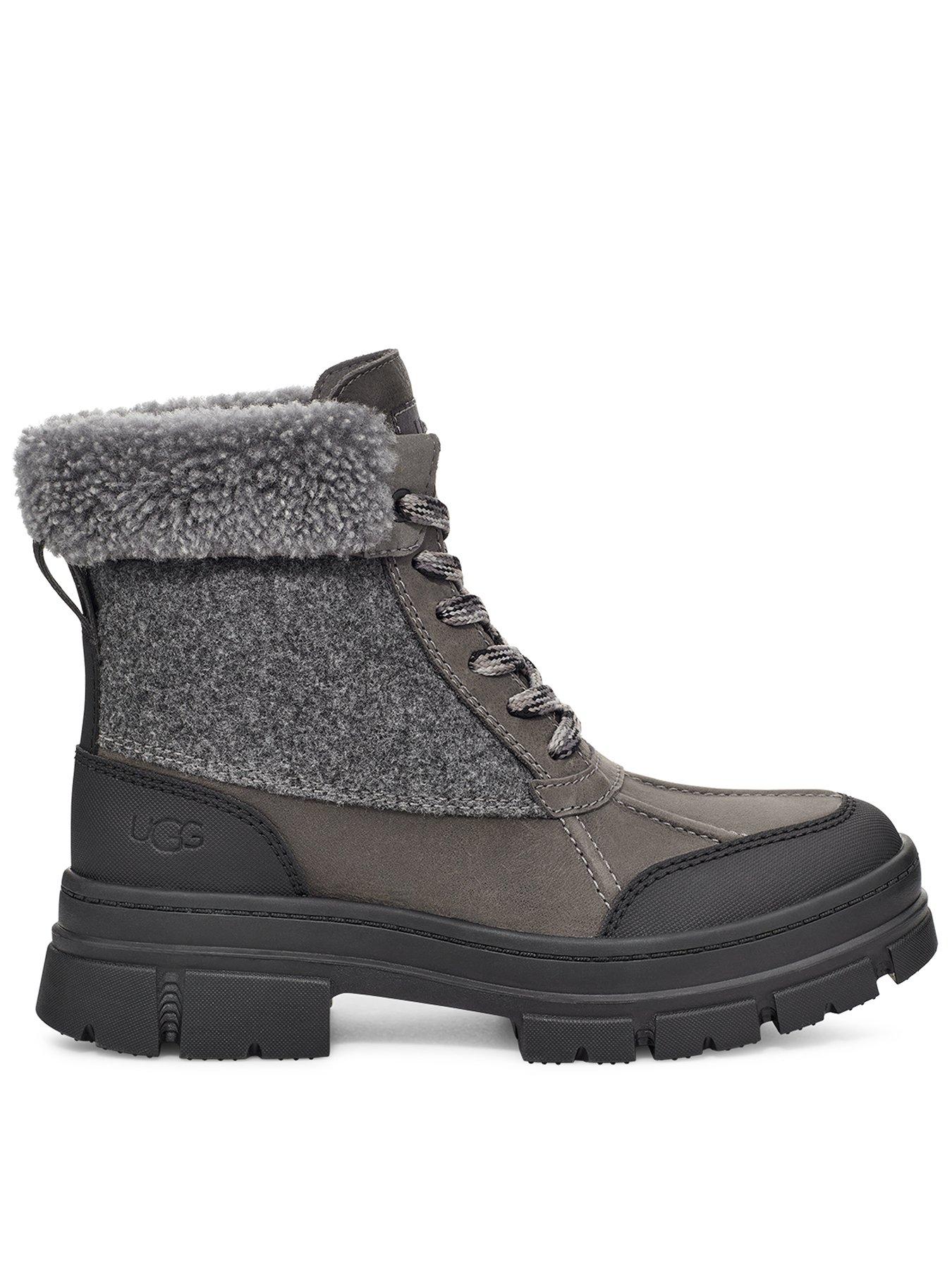 Dark gray best sale ankle boots