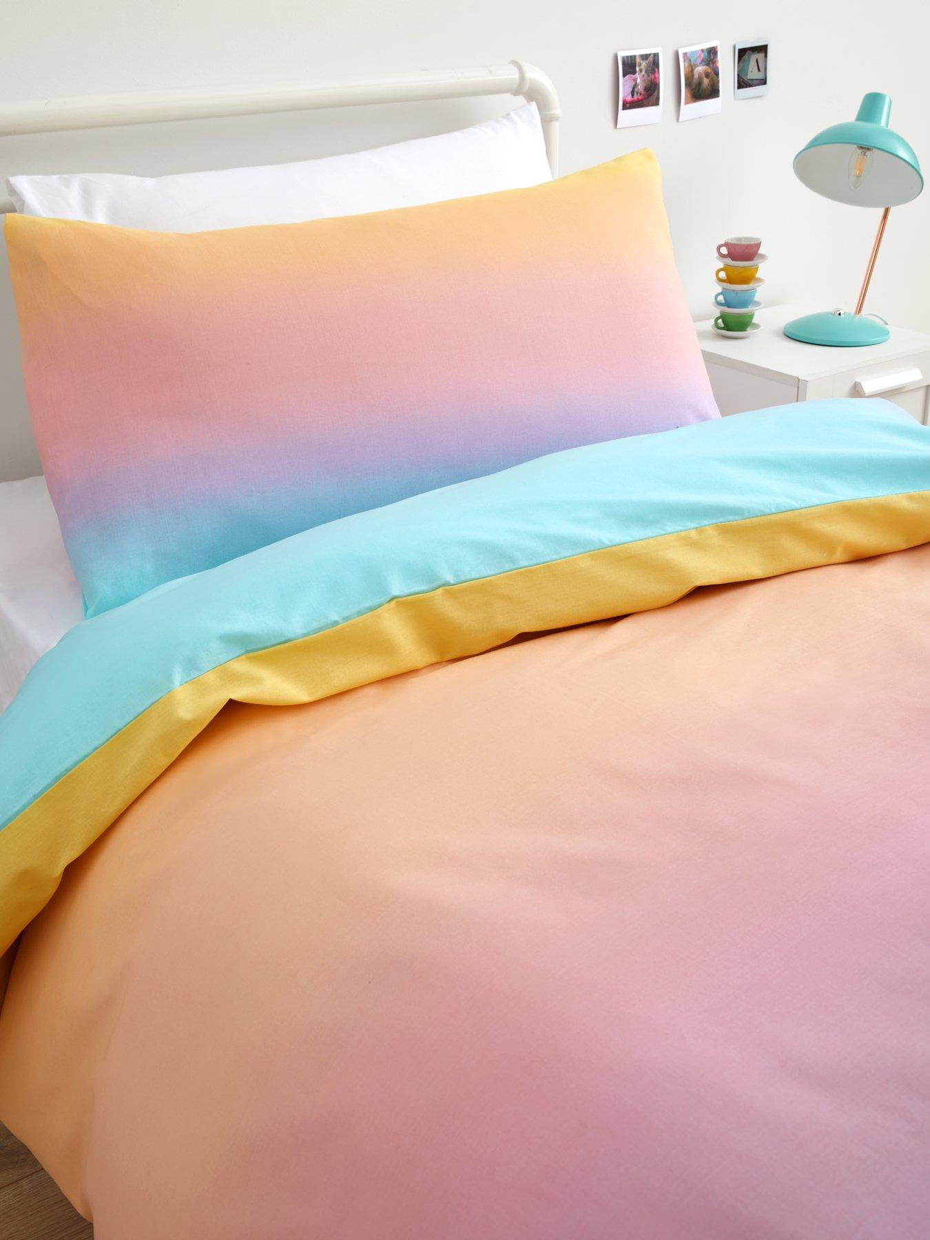 image of very-home-pastel-ombre-duvet-cover-multi